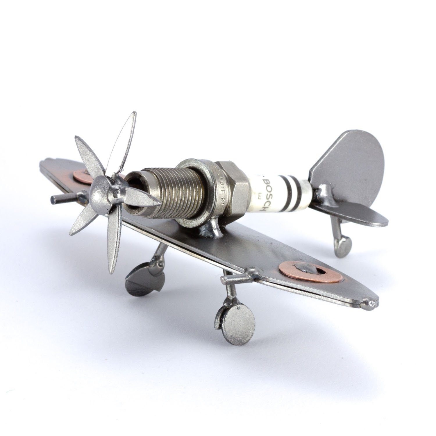 Steelman24 Dekofigur Flugzeug Mini Spitfire 2