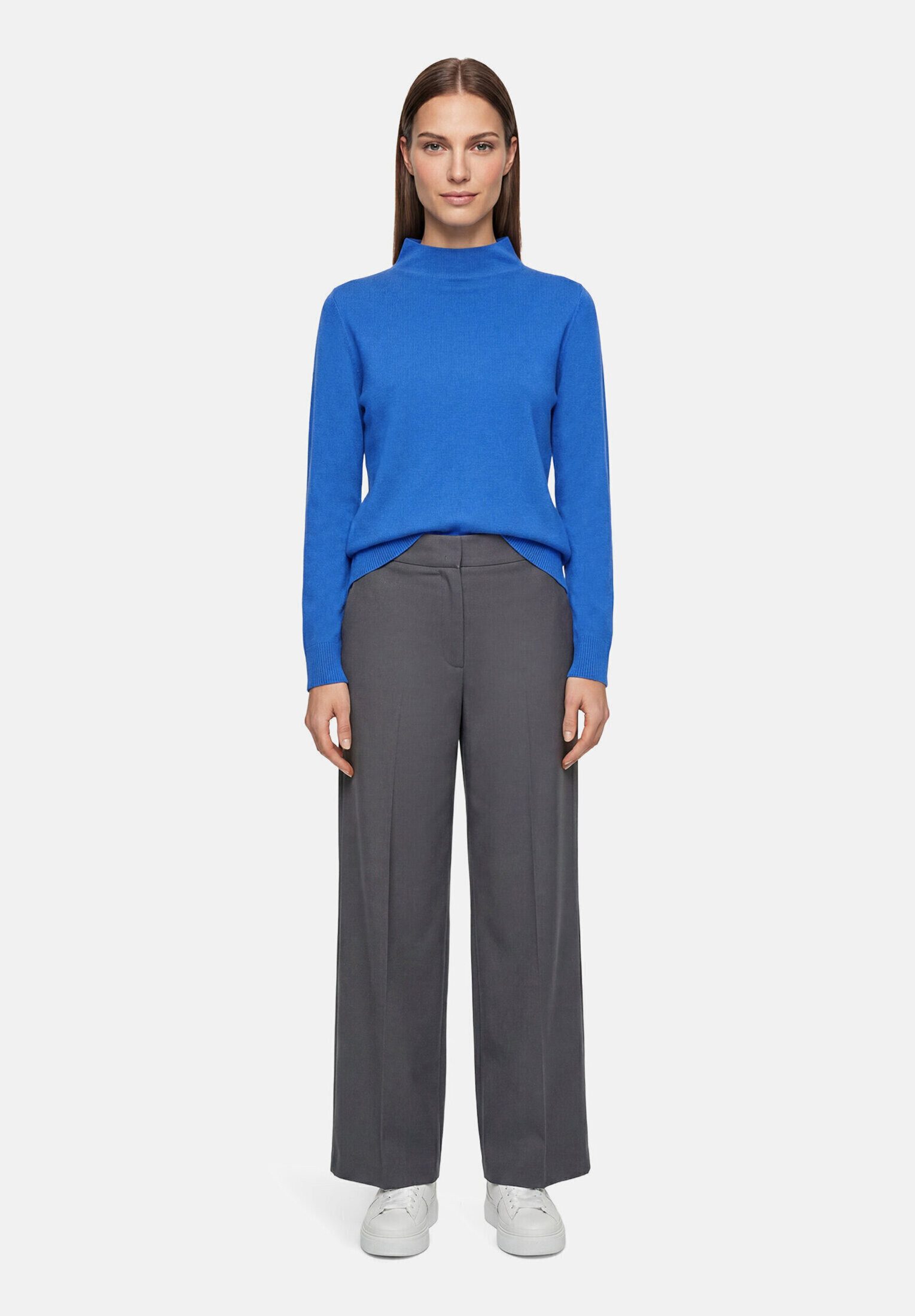 Betty Barclay Strickpullover Damen mit Stehkragen (1-tlg)