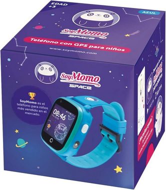 Soymomo Blockierung fremder Anrufer Smartwatch (4G), Kinder GPS Anrufe Nachrichten SOS-Taste Kamera Schulmodus Blockierung