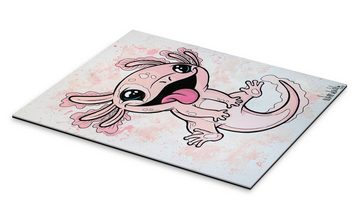 Posterlounge XXL-Wandbild A.DOUBLE.U, Axolotl, Kinderzimmer Illustration