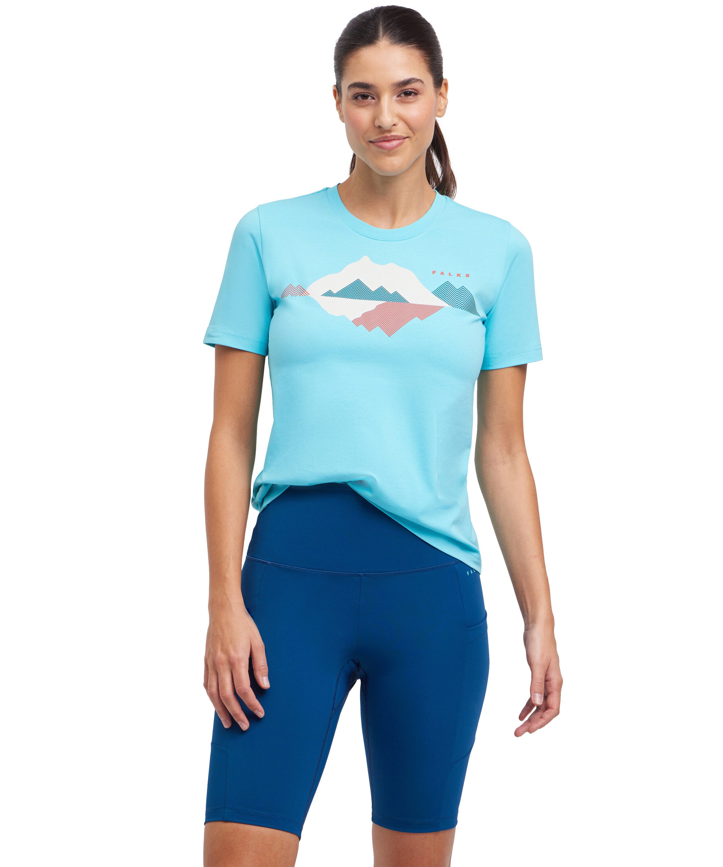 FALKE Funktionsshirt (1-tlg., 1) mit Bio-Baumwolle