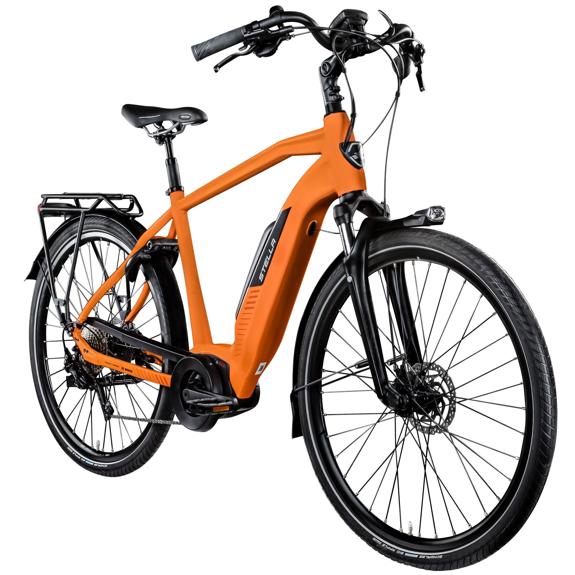 Stella E-Bike Morena Premium, 10 Gang Shimano Deore Schaltwerk,  Kettenschaltung, Mittelmotor, 500 Wh Akku, E Bike Trekking Fahrrad unisex  160-185 cm Pedelec Bosch Elektrofahrrad