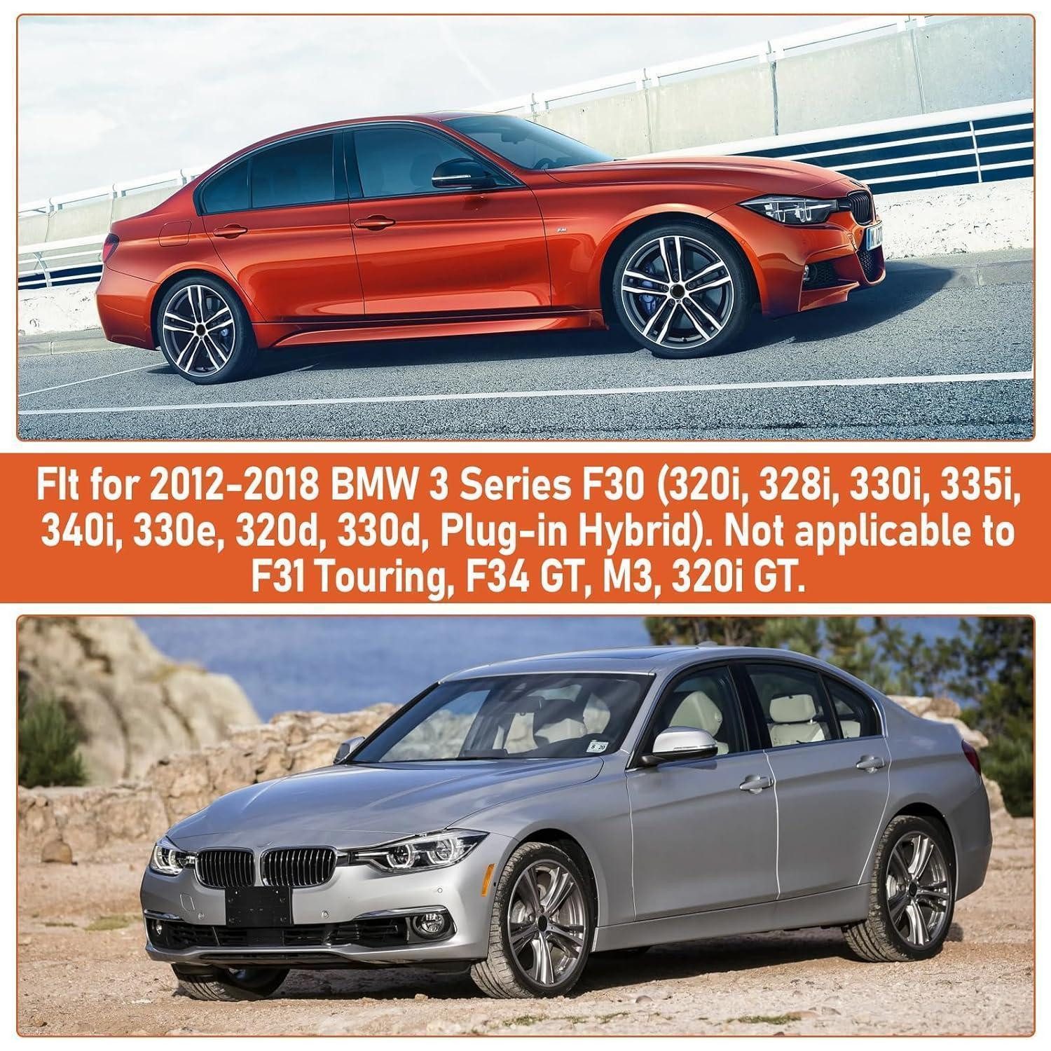 LuxusKollektion Autoplane Autoabdeckung Wasserdicht Vollgarage UV für BMW 3er 2012-2018