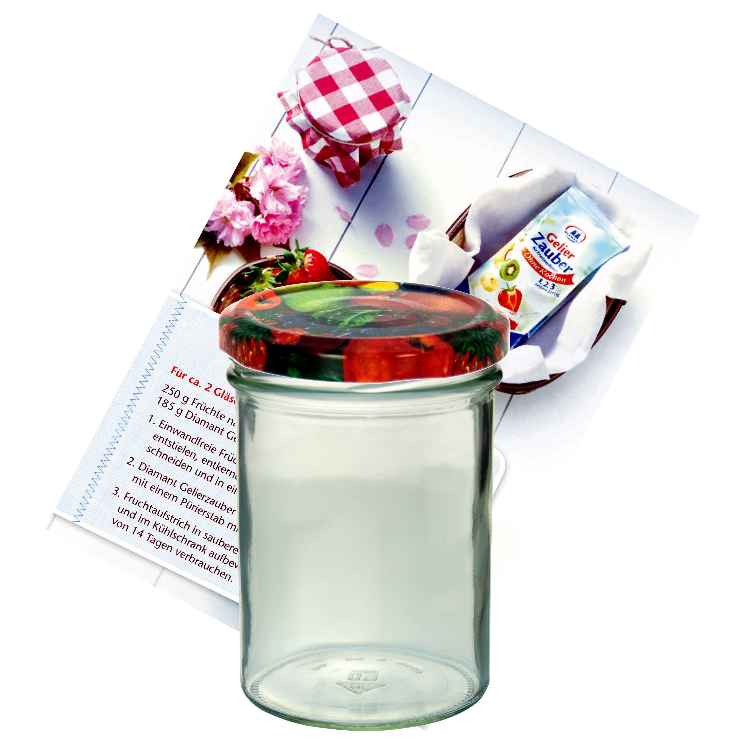 Deckel, Glas ml Marmeladenglas MamboCat Set Einmachglas Einmachglas Sturzglas 435 Obst To 24er 82