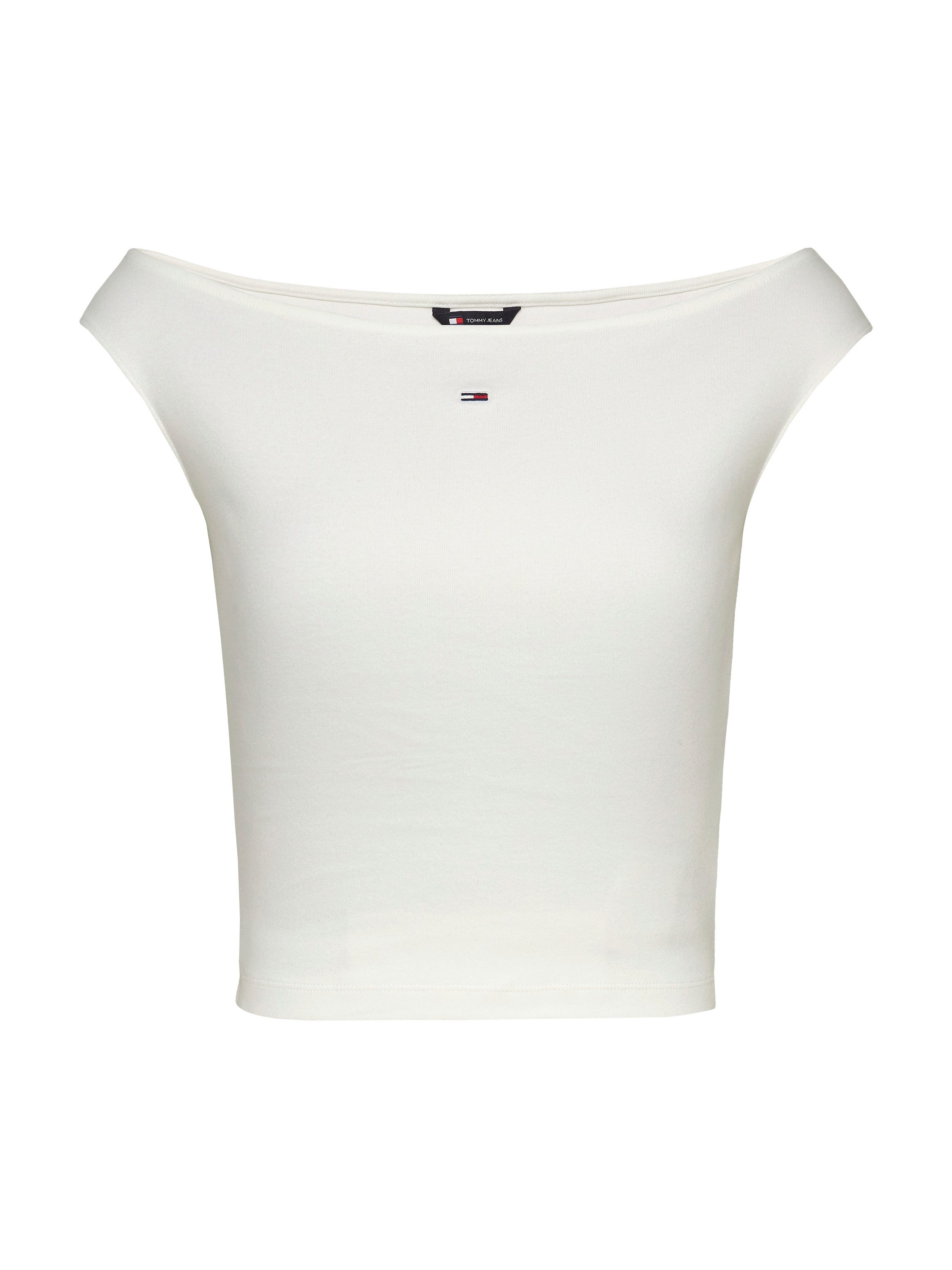 Tommy Jeans Tanktop TJW BOAT NECK TOP SS EXT mit Logostickerei – Bild 4 von 5