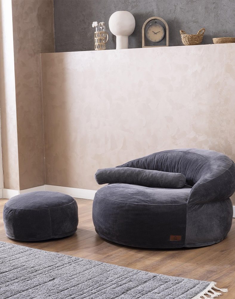 Wuuh Pouf Wuuh Felix Pouf, Soft-Pouf, Sitzhocker, Einzelsessel