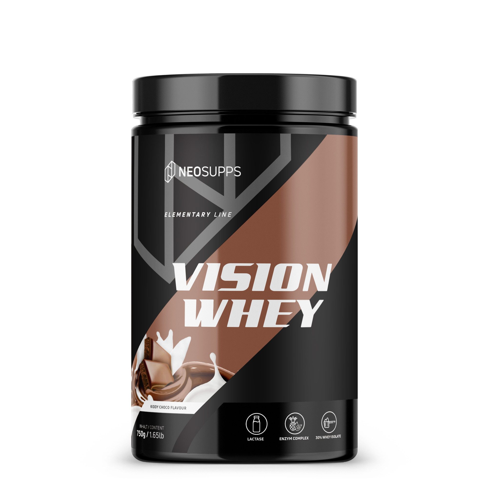 Neosupps Vision Сыворотка - Kiddy Choco, 750g Pulver
