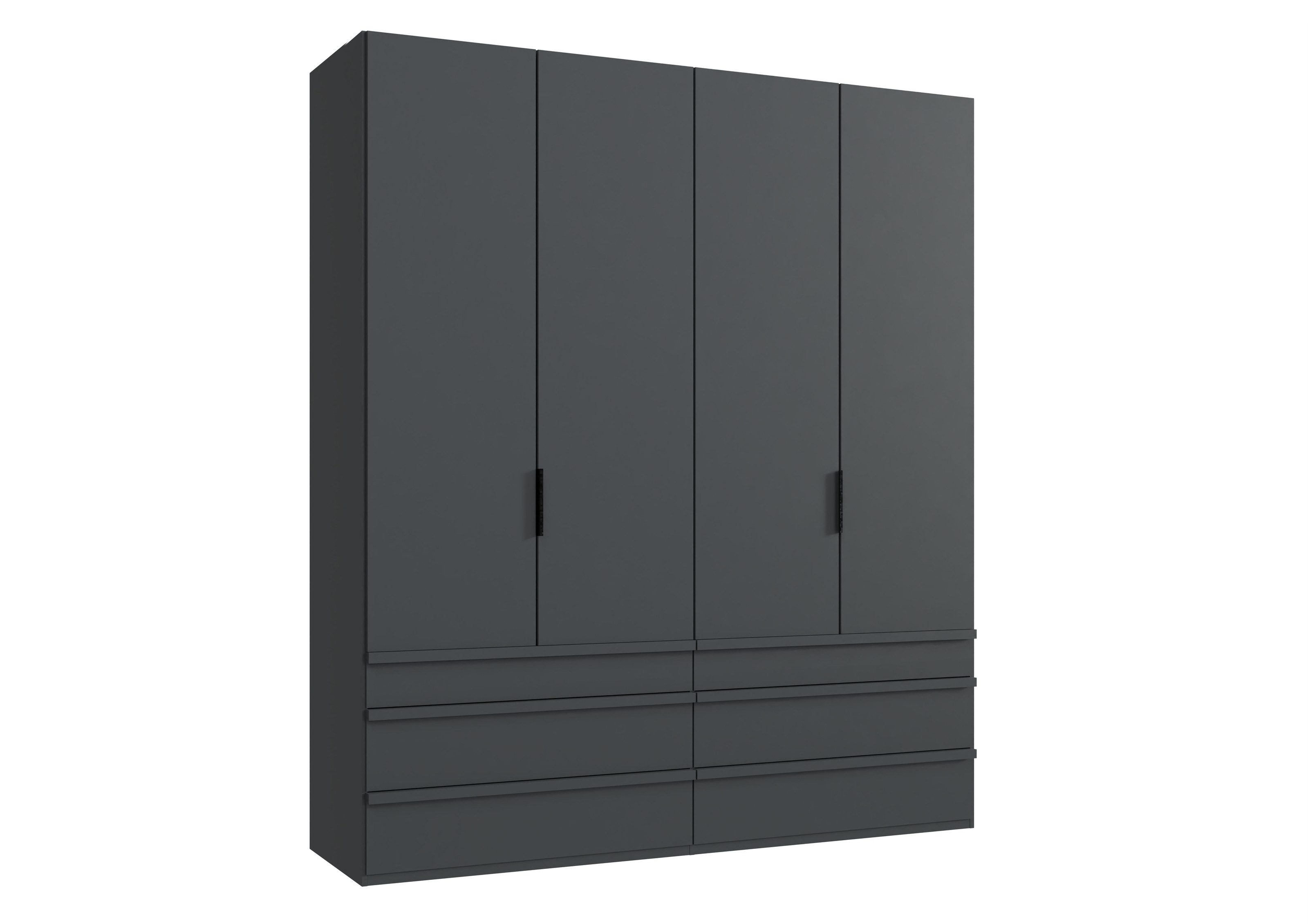 freiraum Falttürenschrank OXFORD in GRAPHIT - 200x236x58cm (BxHxT)