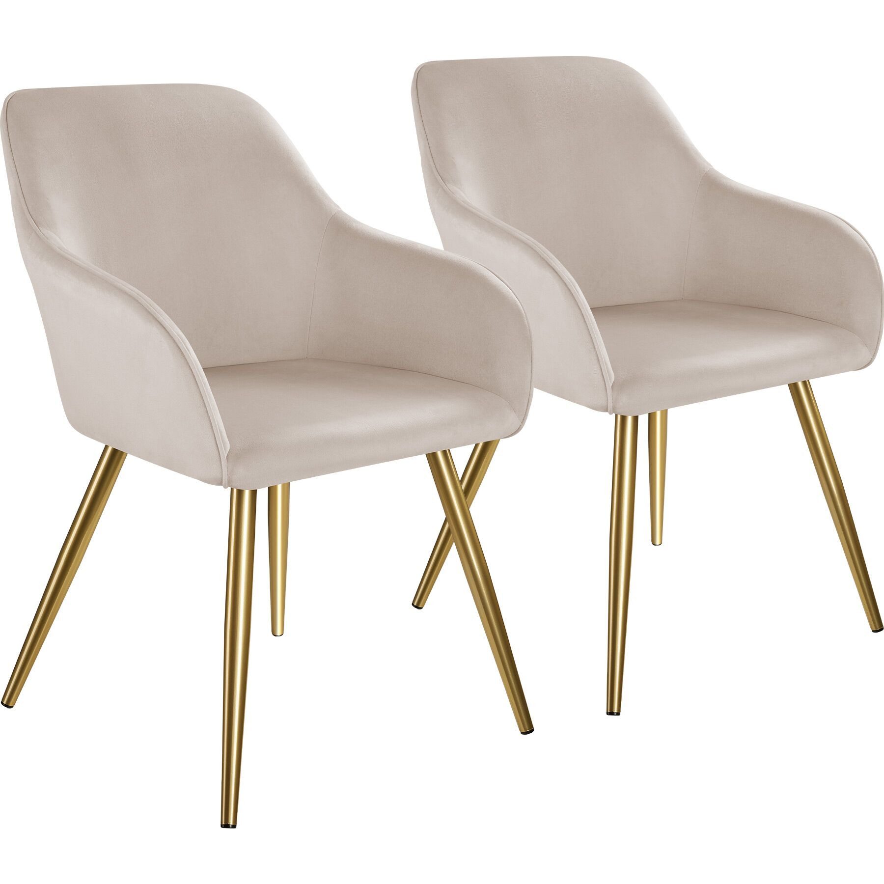 tectake Esszimmerstuhl Marilyn (Set., 2 St), günstig online kaufen