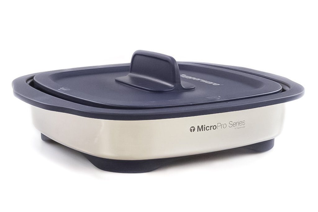 TUPPERWARE Mikrowellenbehälter TUPPERWARE Mikrowellen-Griller Dunkelblau+SPÜLTUCH