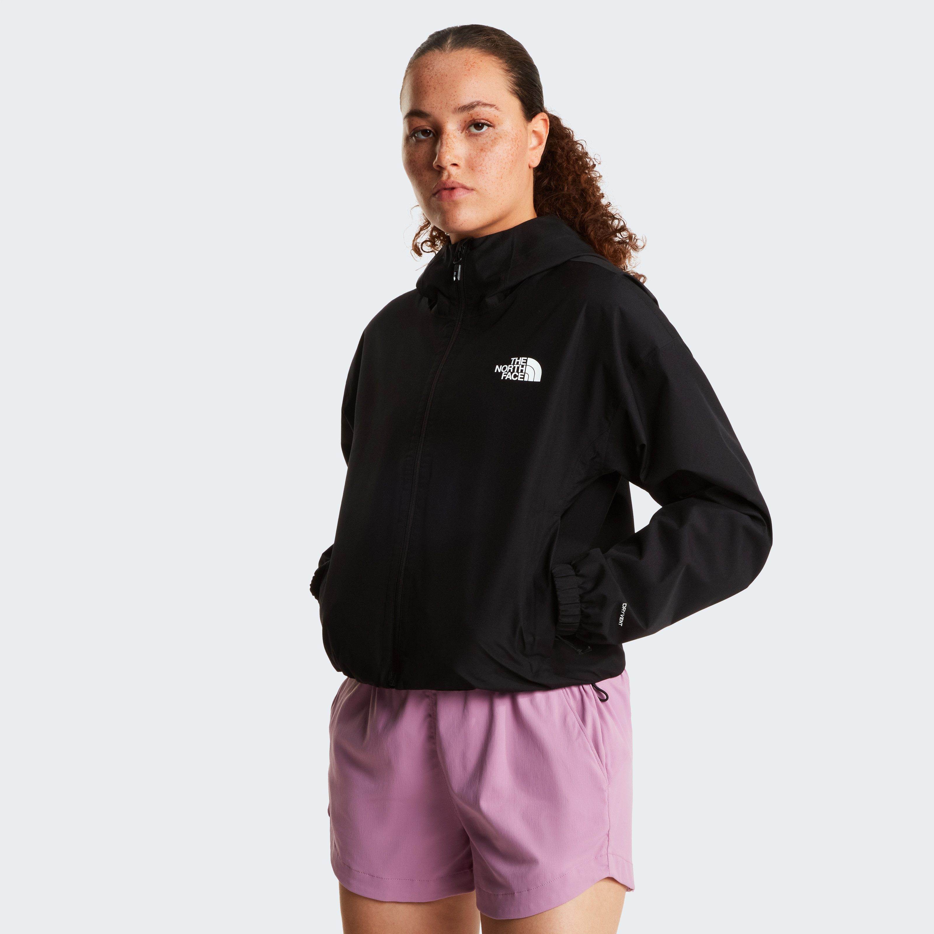 The North Face Funktionsjacke W QUEST MONO CROPPED JACKET leichte Funktionsjacke, aus Polyester