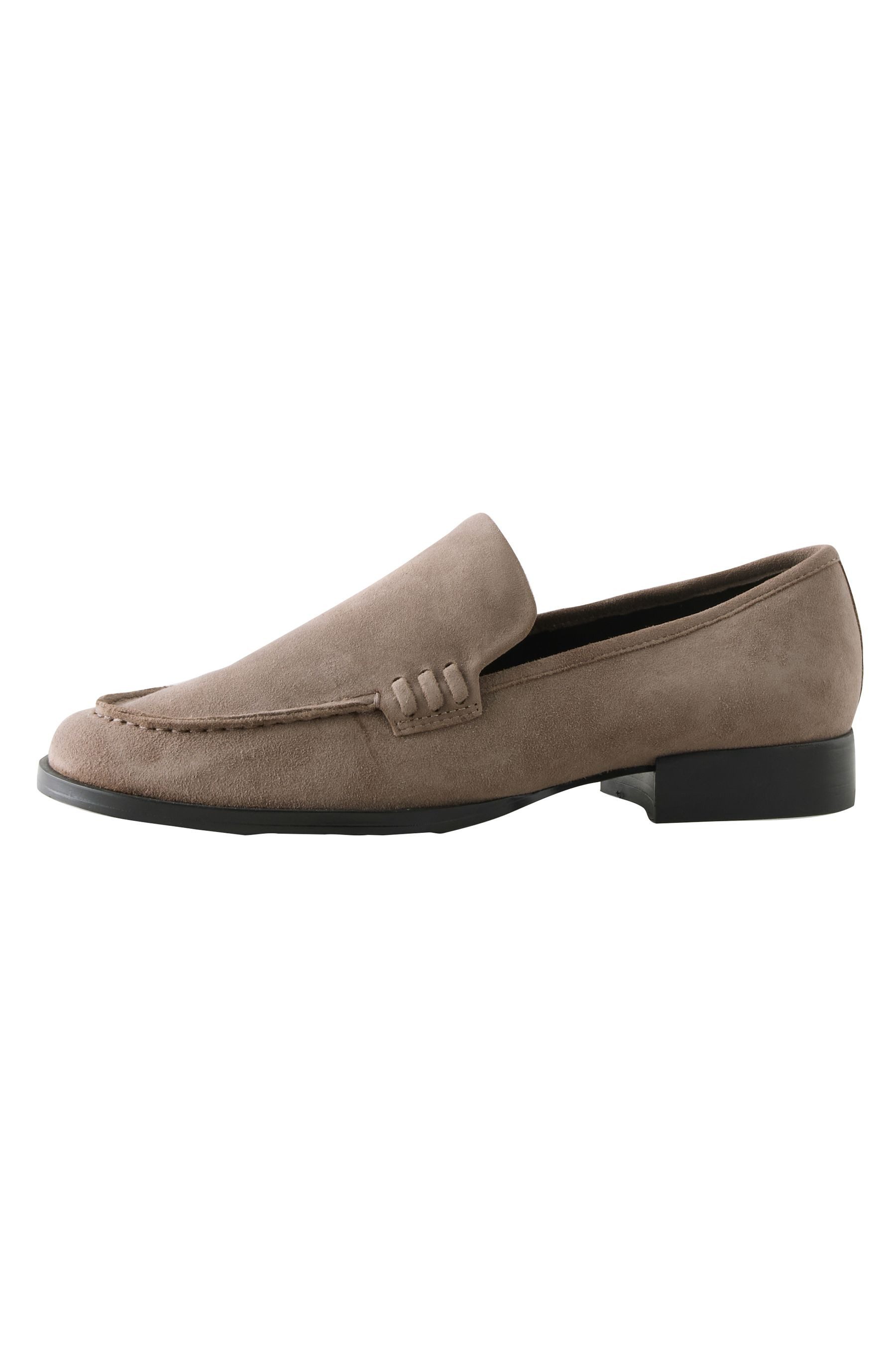 Next Forever Comfort® runde, adrette Leder-Loafer günstig online kaufen