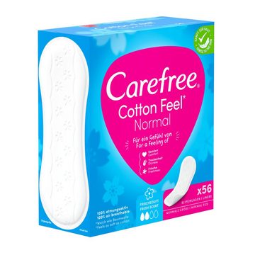 CAREFREE Slip-Einlage Cotton Feel Normal Frischeduft 280 St. (5x 56er-Pack)