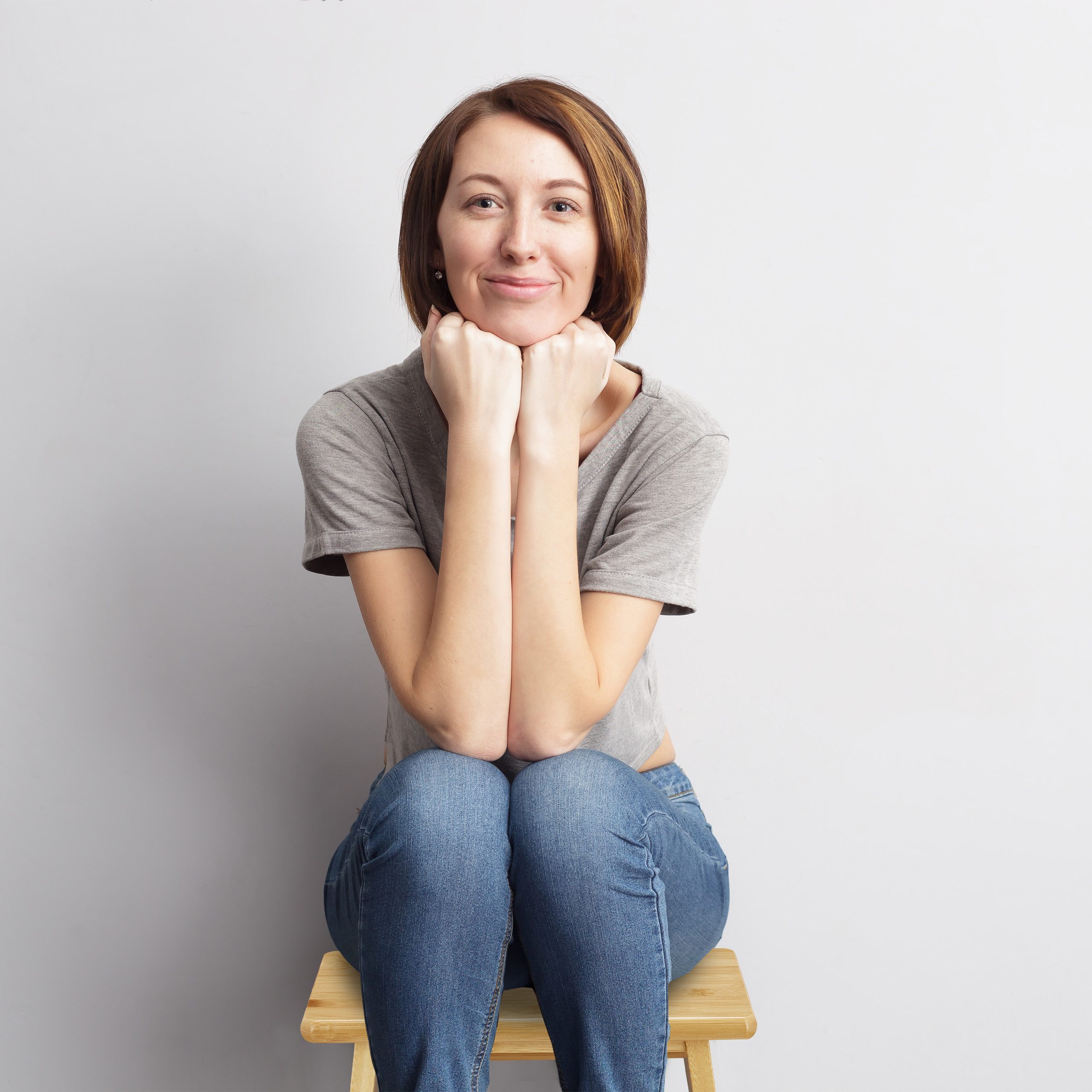 relaxdays Fußhocker 2 x Fußbank Bambus