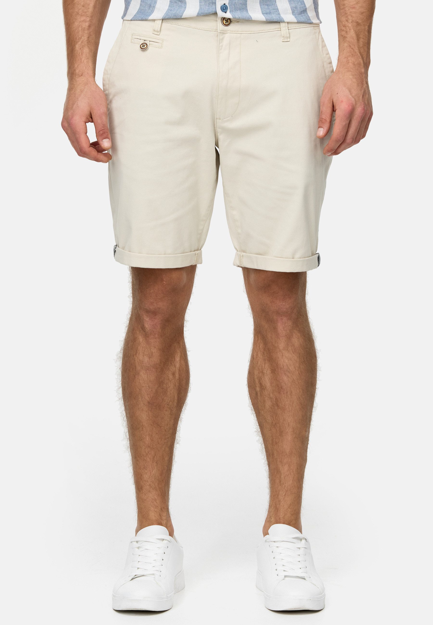 Indicode Chinoshorts Cuba aus Baumwollgemisch günstig online kaufen