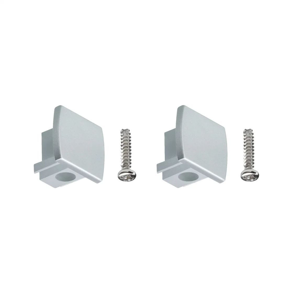 Paulmann Schienensystem-Sets Paulmann URail Universal Endkappen 2er Pack chrom