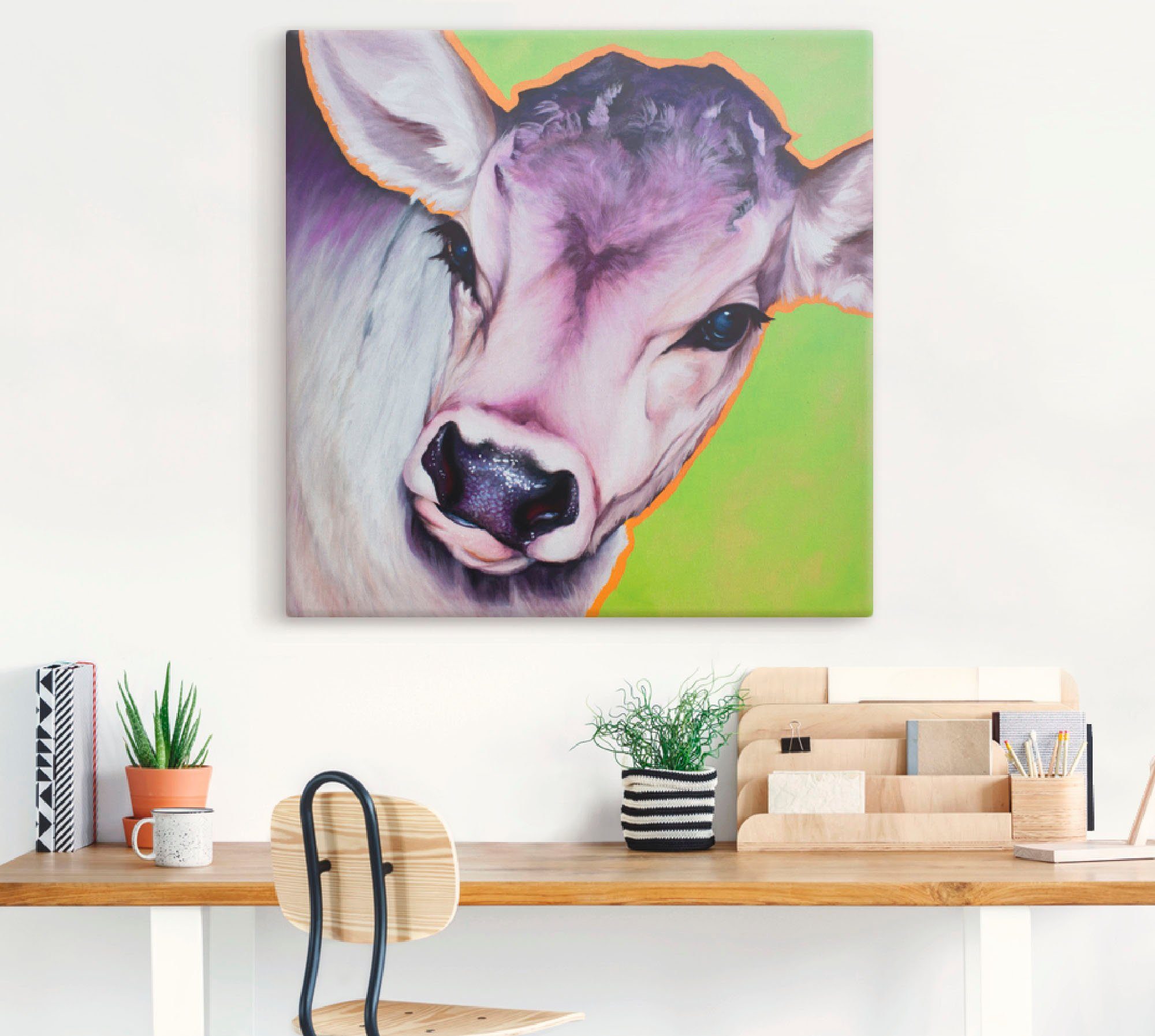 in St), Poster Leinwandbild, Kuh (1 Pretty Wandaufkleber Haustiere Wandbild Artland versch. Betty, als oder Größen