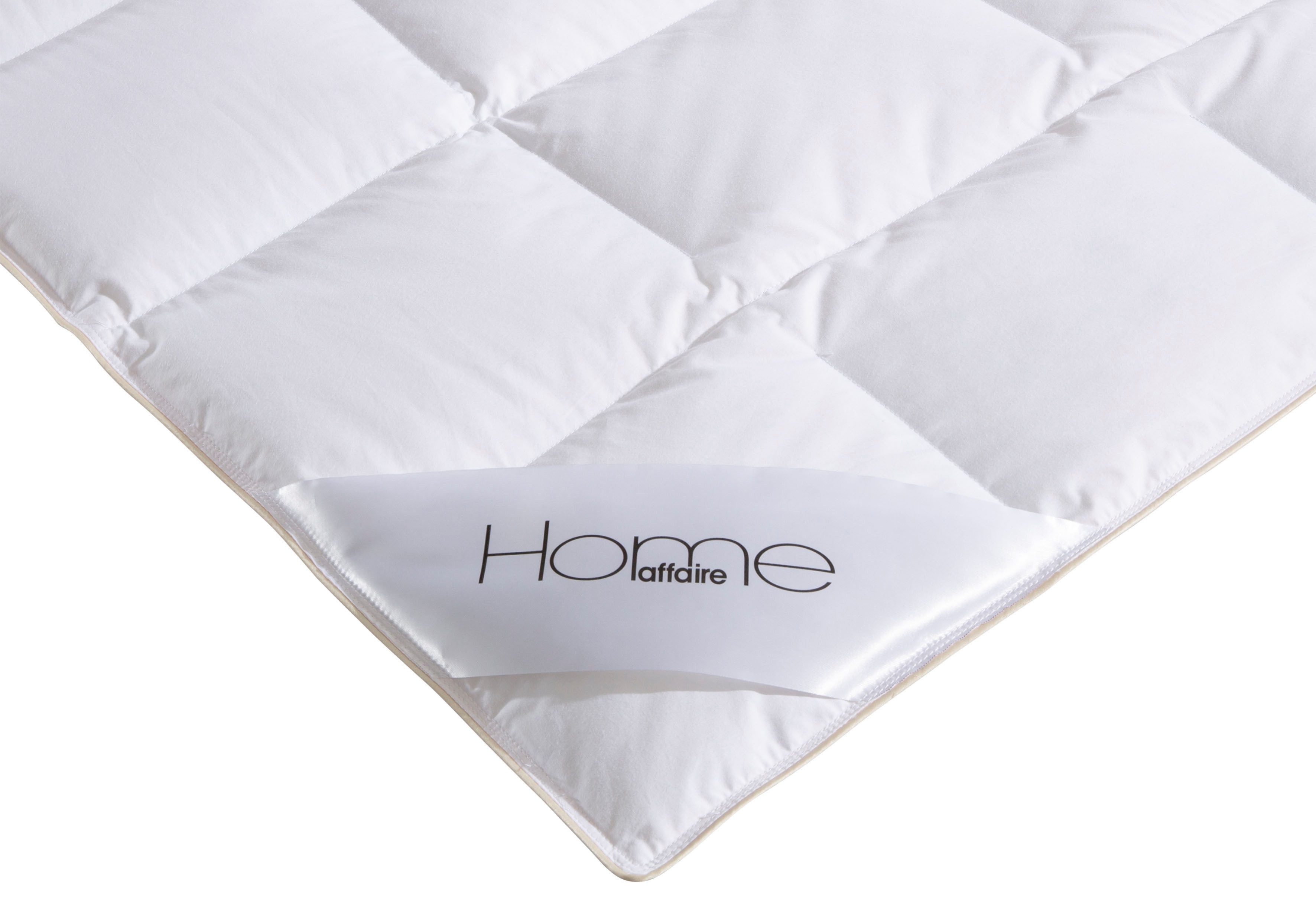 OTTO home Gänsedaunenbettdecke Litrone, Bettdecke 135x200 cm, 155x220 cm, 200x200 cm, 240x220 cm, Füllung: 100% Gänsedaunen, Bezug: Baumwolle, Bettdecken, Somme – Bild 4 von 5