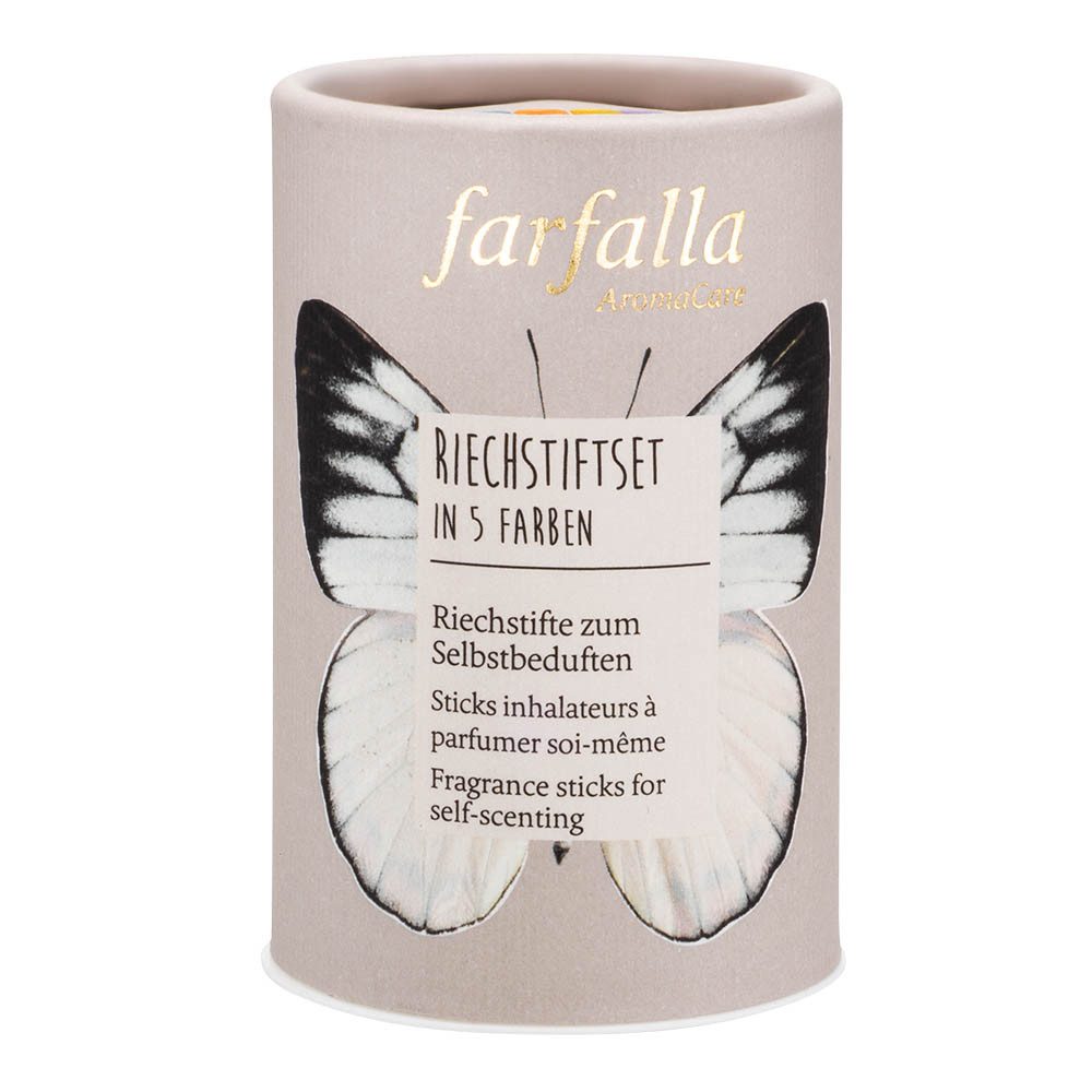 Farfalla Essentials AG Duftlampe Riechstiftset - 5 Farben
