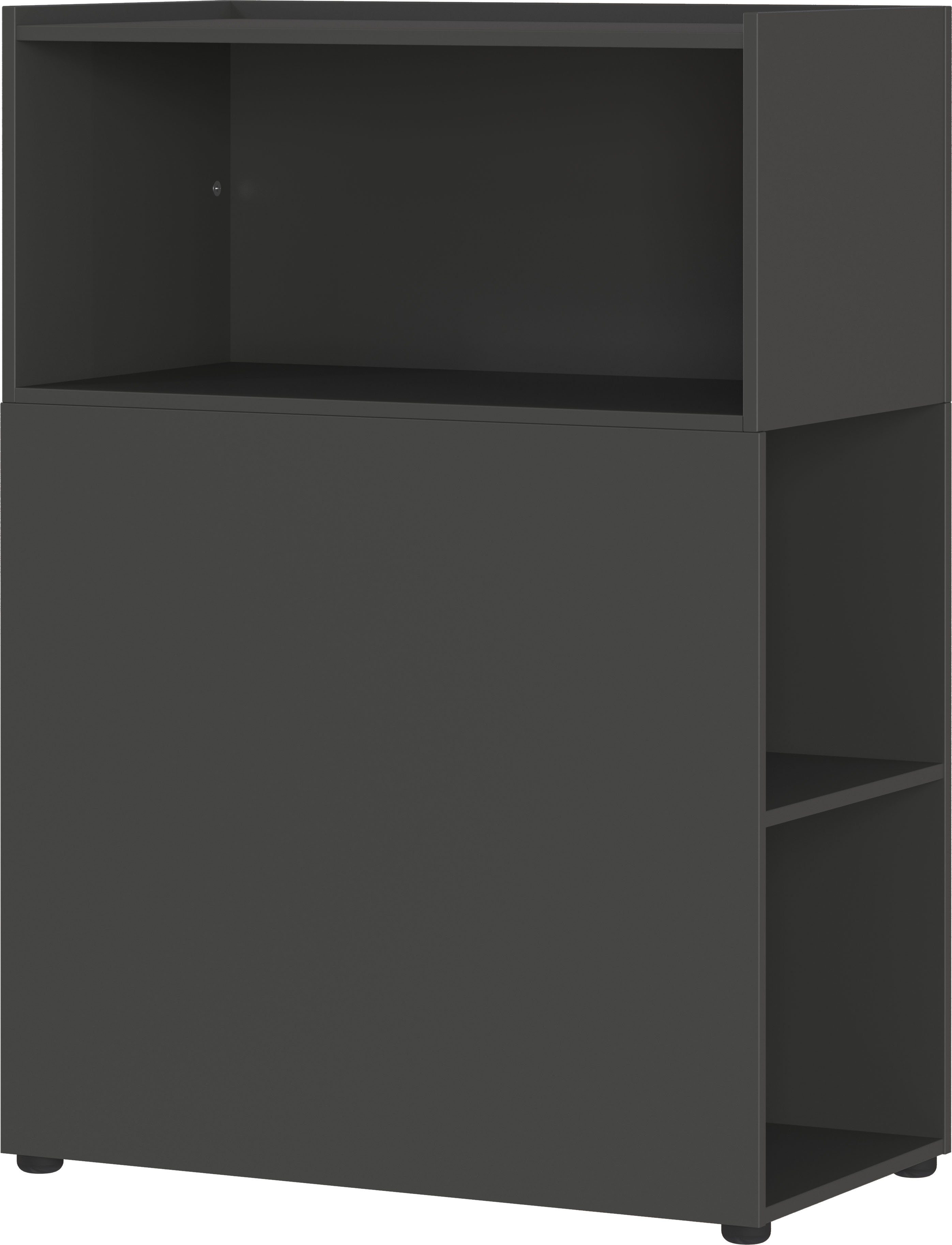 GERMANIA Raumteiler Mailand, mit 5 offenen Fächern in Ordnerhöhe, (B/H) 80/112 cm, Made in Germany