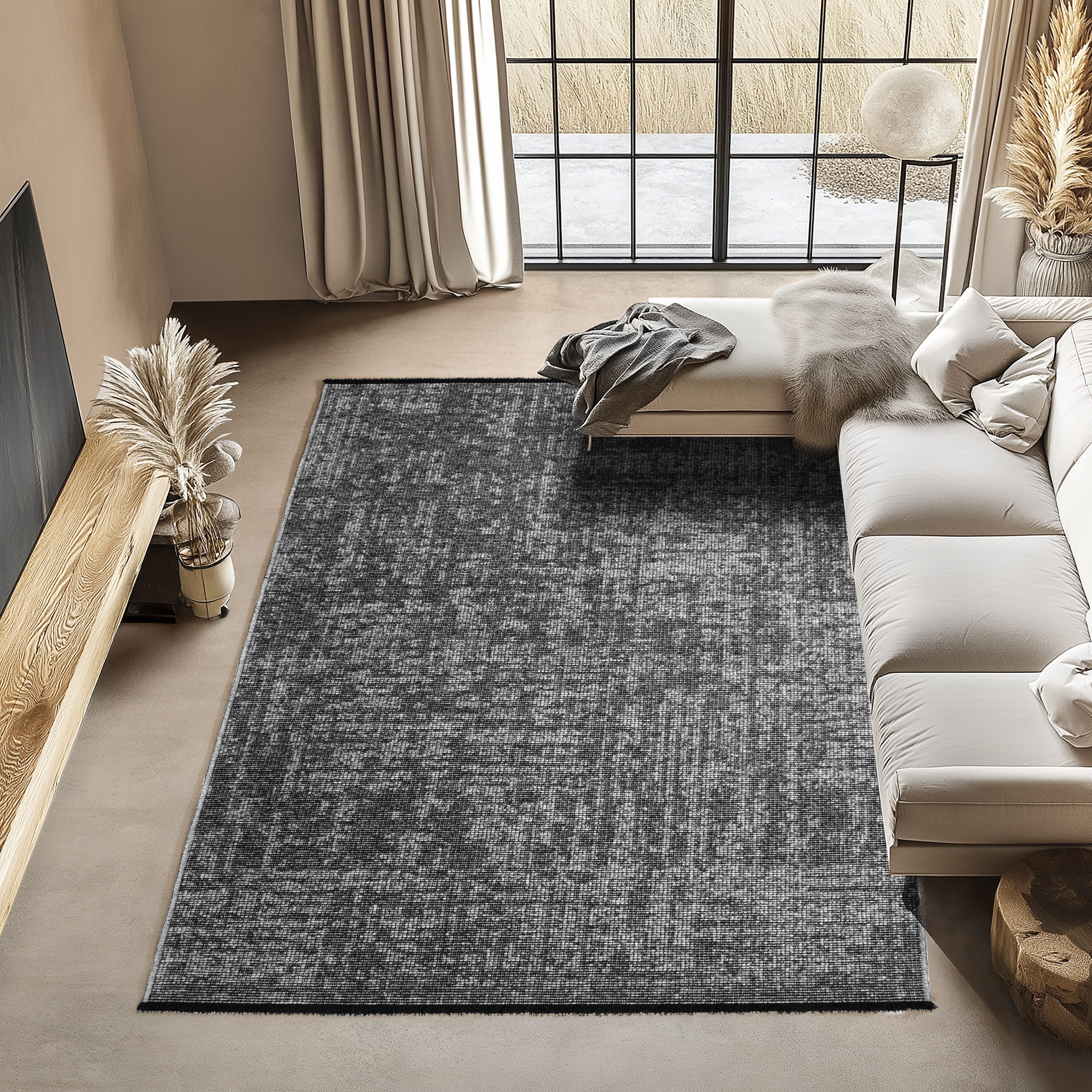 Carpettex Veloursteppich Boho Design, Rechteckig, Höhe: 7 mm, Baumwolle, Wa günstig online kaufen