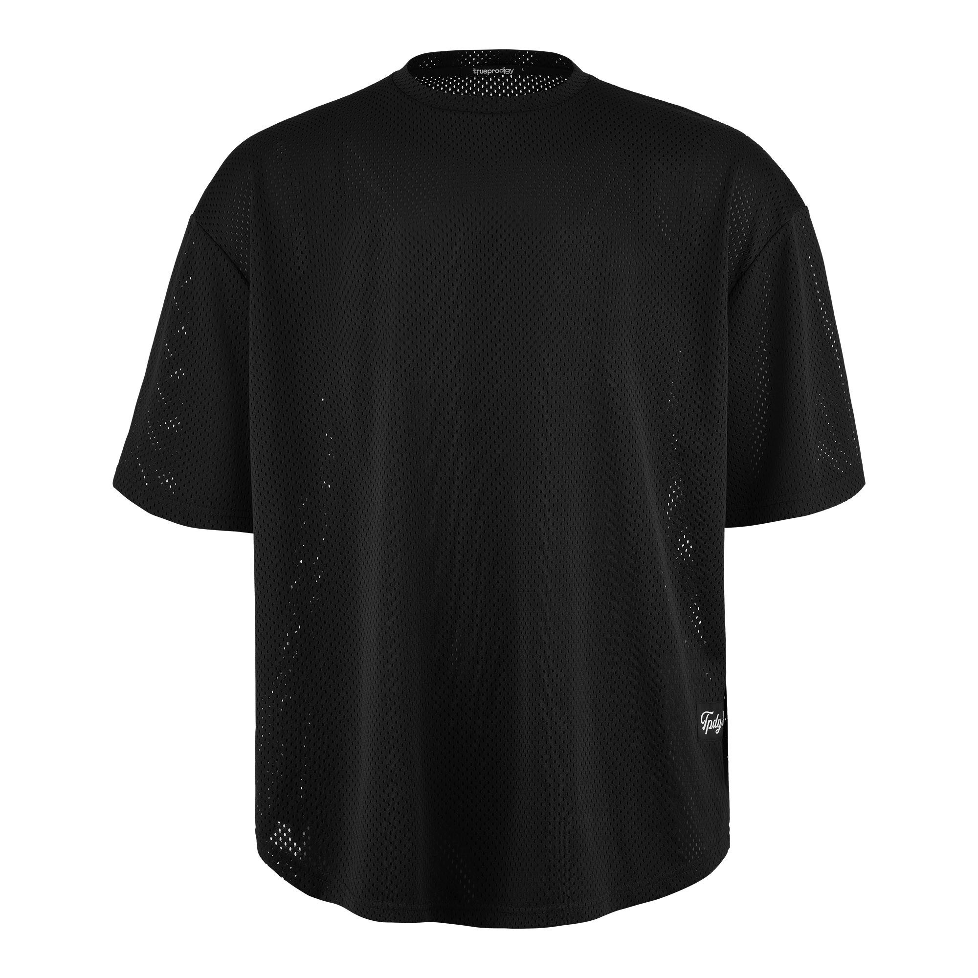 trueprodigy Oversize-Shirt Daniel Logoprint Rundhals Mesh günstig online kaufen