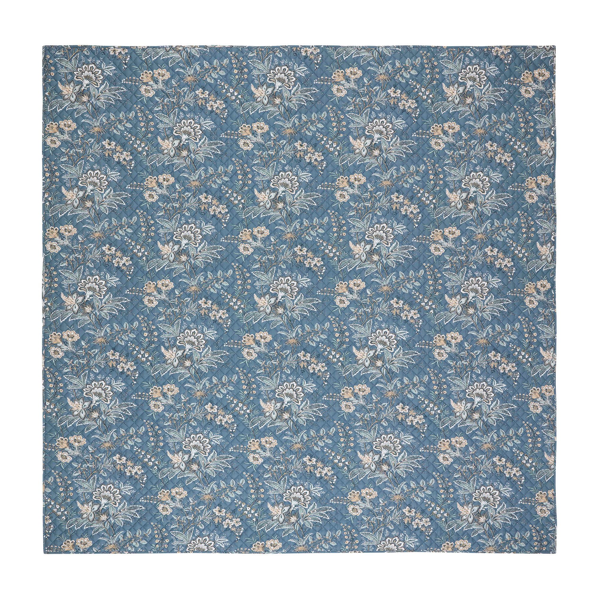 LAURA ASHLEY Tagesdecke Laura Ashley Marlbrook, gesteppt, 235x235cm, Floral, OEKO-TEX zertifiziert