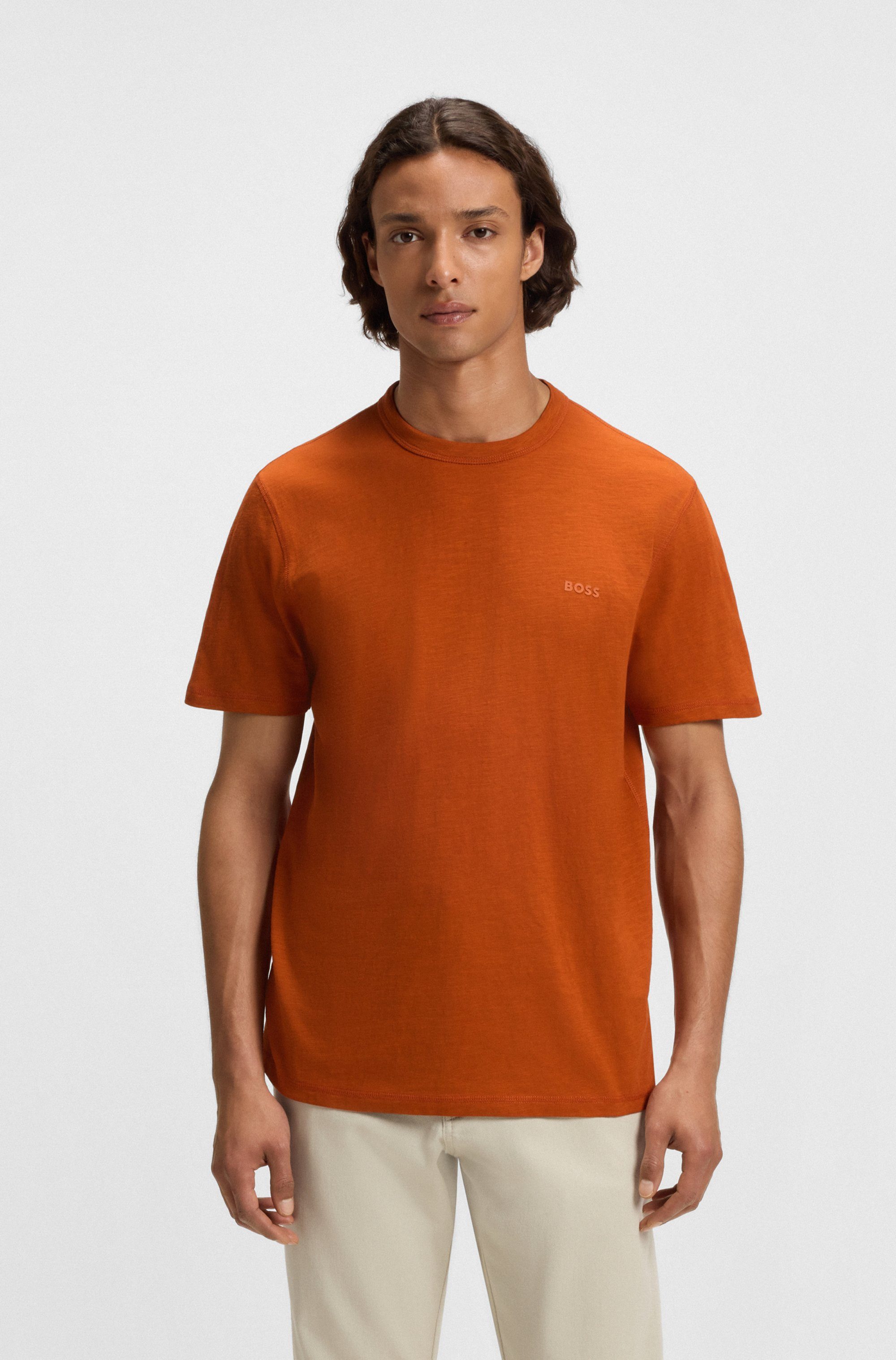 BOSS ORANGE T-Shirt Tegood mit Rundhalsausschnitt günstig online kaufen