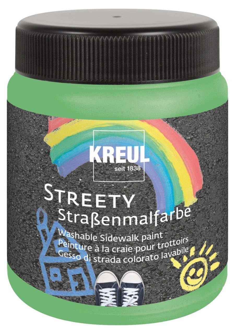 Kreul Steinmalfarbe Kreul Streety Straßenmalfarbe Grashalmgrün 200 ml