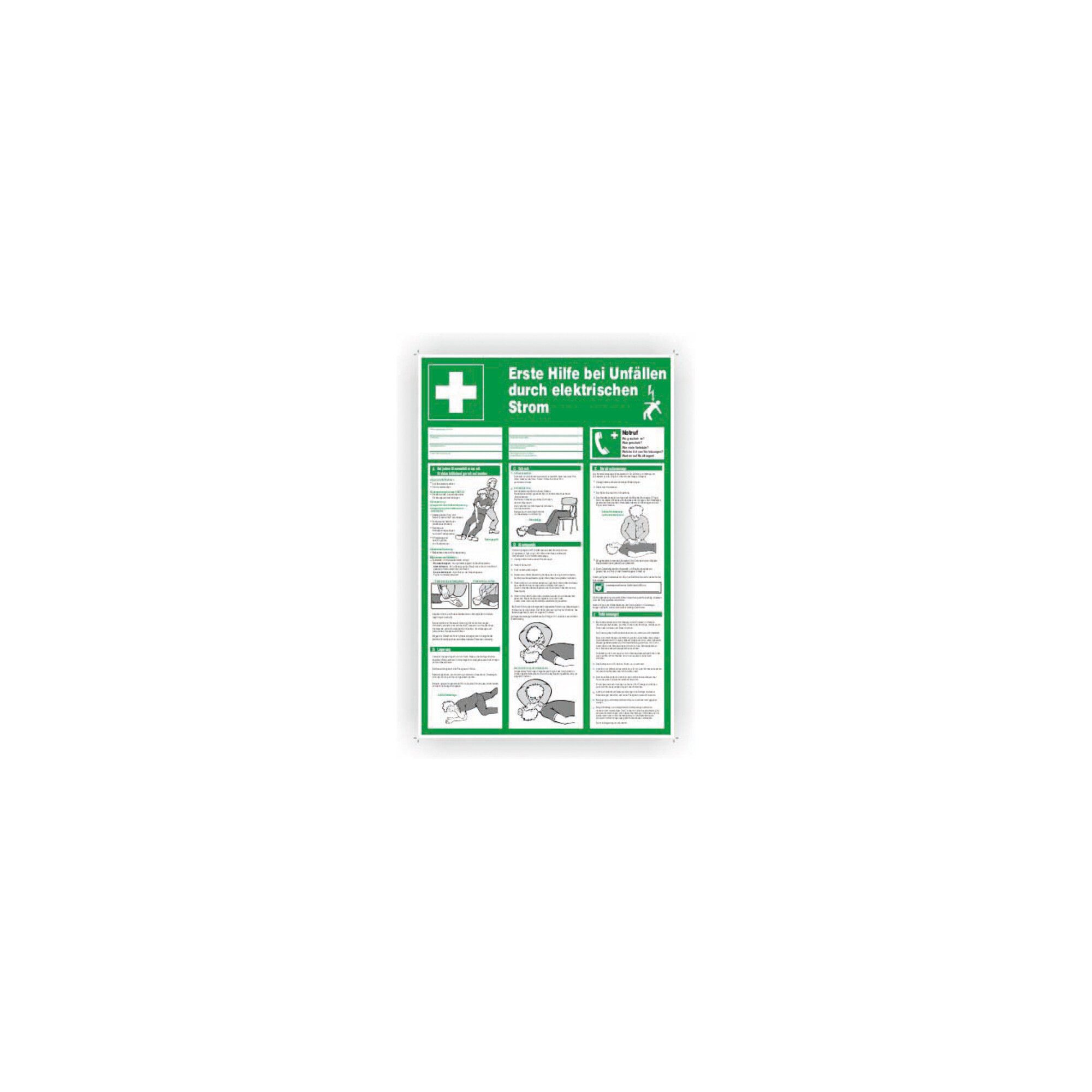 Cimco Erste-Hilfe-Set Cimco SAH 1.Hilfe bei Unfällen Gr. 400x600x1 182762