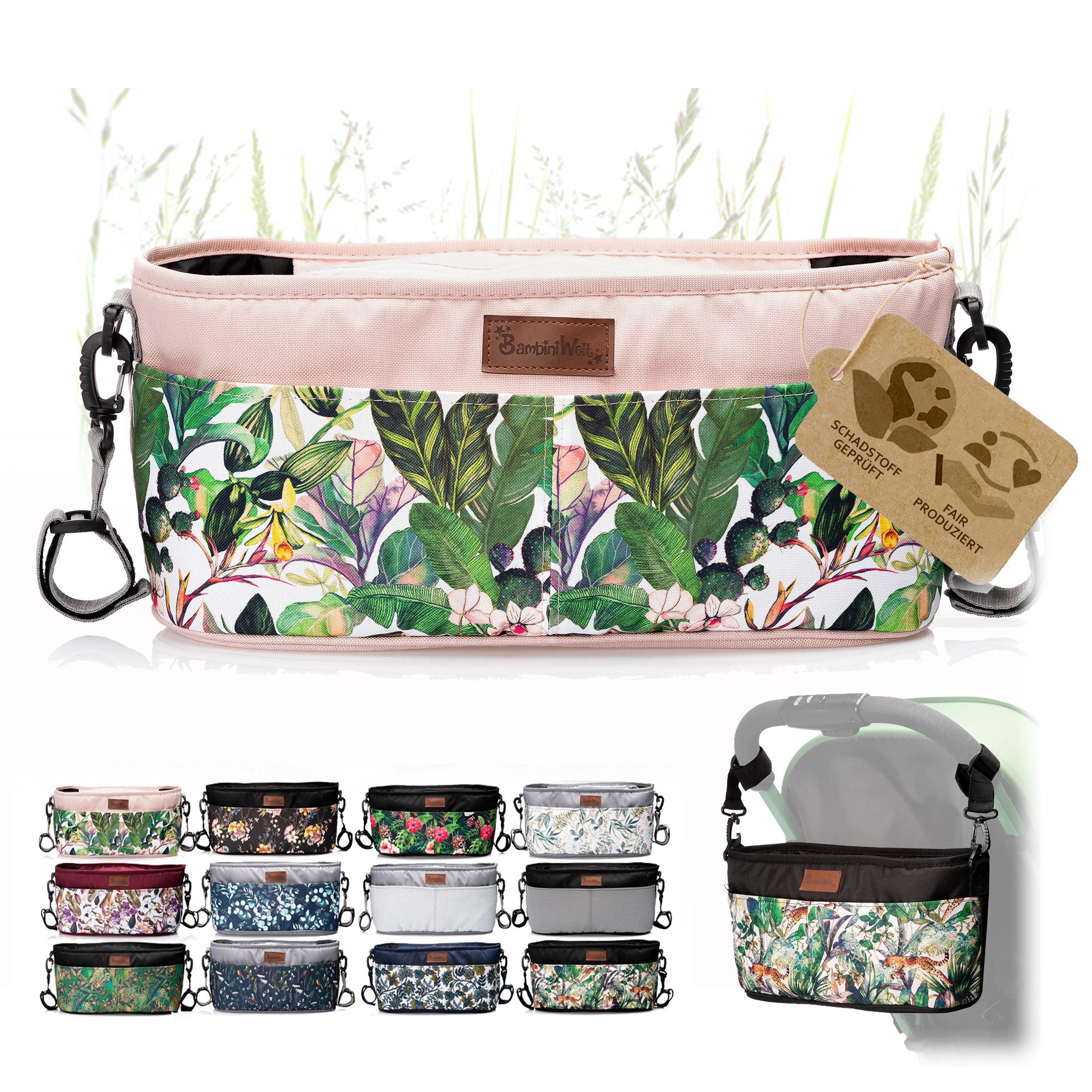 Wickeltasche Wickeltasche ORGANIZER Kinderwagen Buggy Babytasche mit Getränkehalter