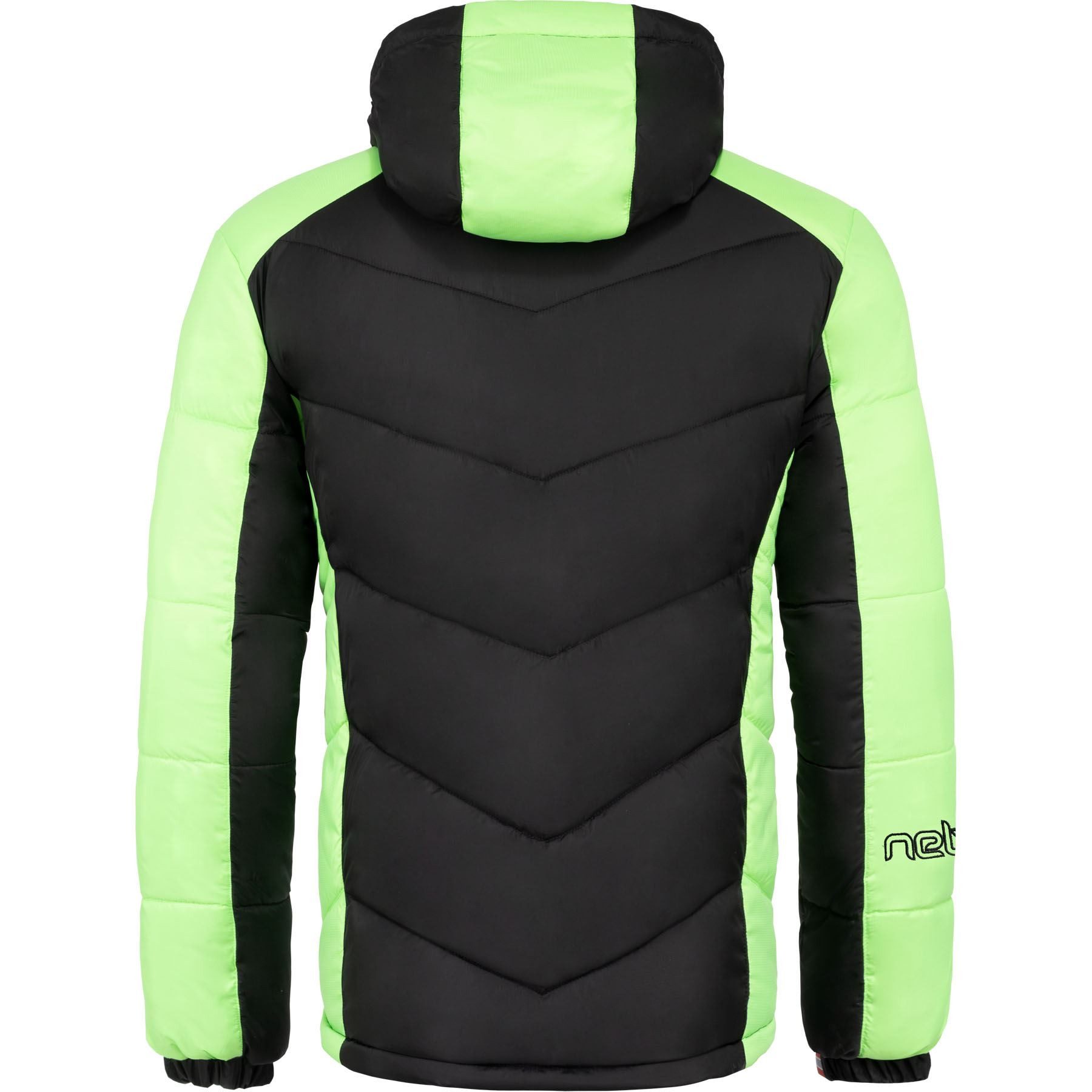 Nebulus Skijacke HILL, P4961 - Herren, schwarz-lime, S
