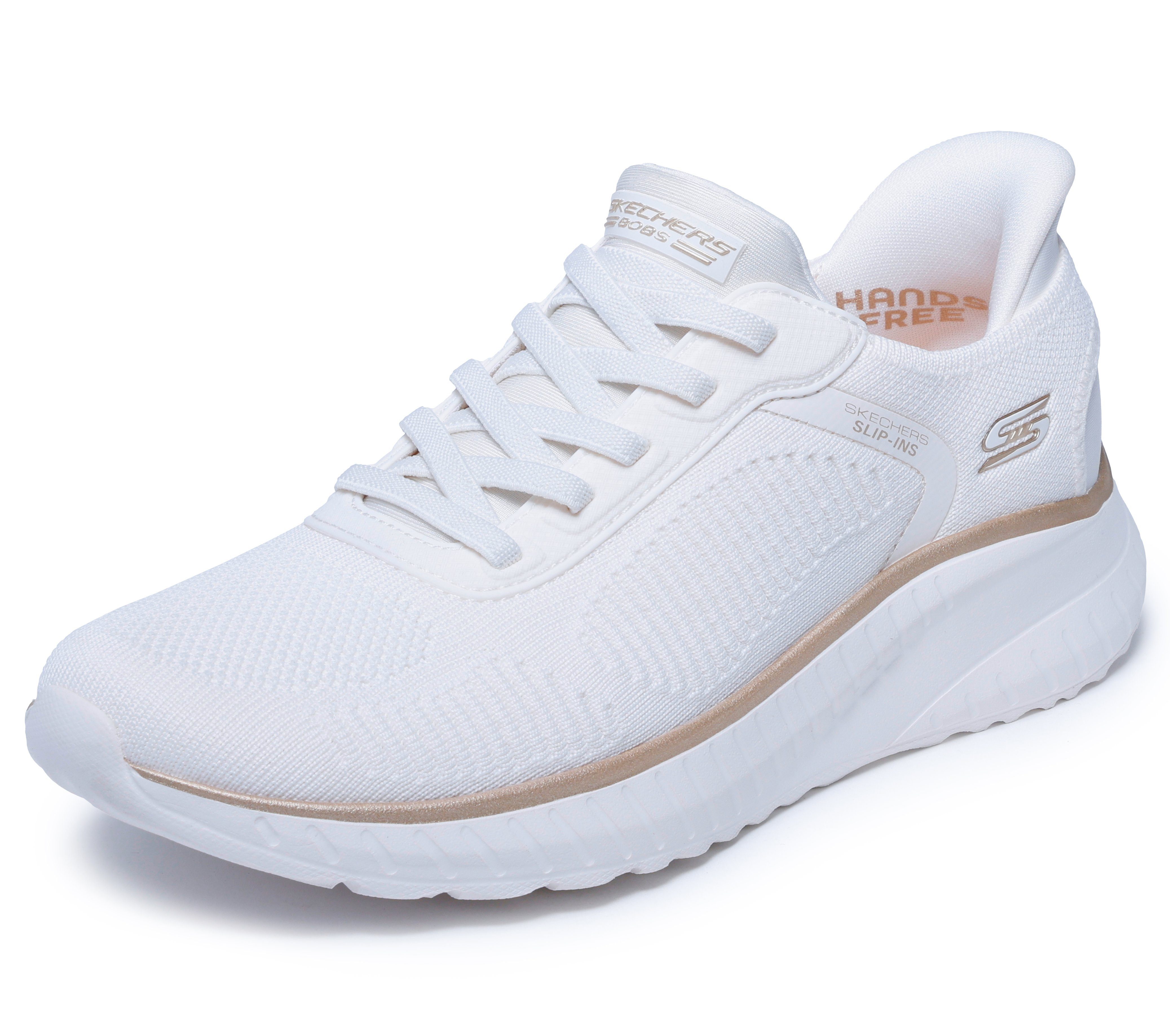 Skechers BOBS SQUAD CHAOS-CURRENT MUSE Slip-On Sneaker, Slipper, Freizeitschuh in veganer Verarbeitung