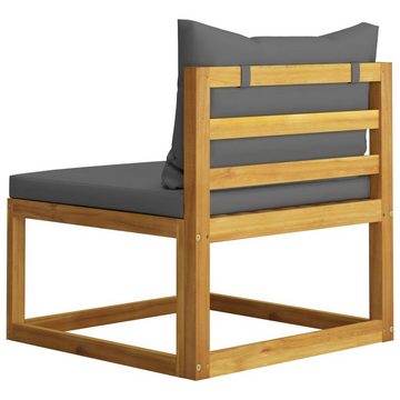 DOTMALL Gartenlounge-Set Eck-Sitz-Set mit Auflagen, Massivholz Akazie, (5-tlg)