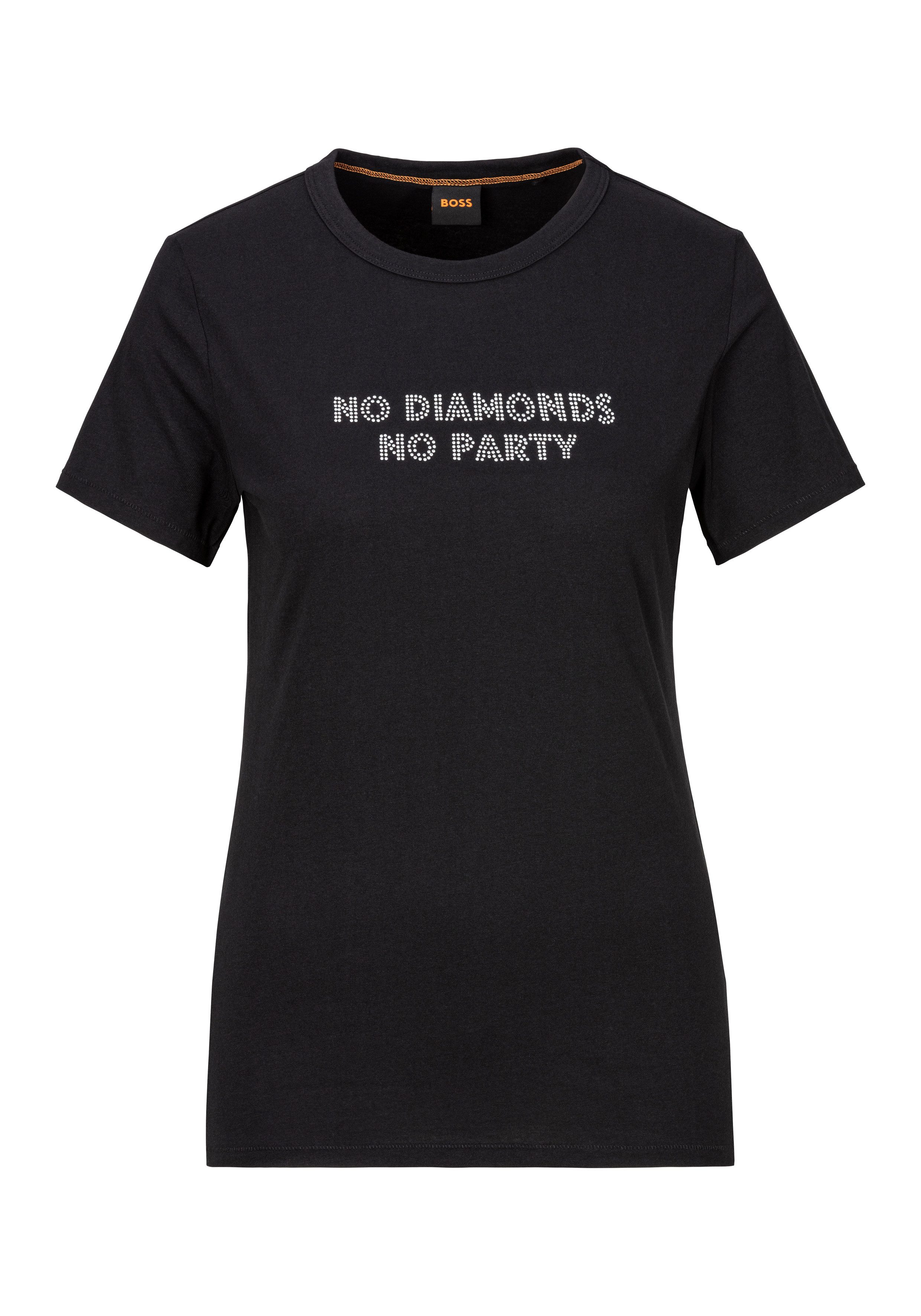 Shirttop Elogo Crystal Premium Damenmode