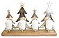 RIFFELMACHER & WEINBERGER Adventskranz »Adventskerzenhalter mit Bäumen und Sternen 74559 - Aluminium - 60x35cm - Silber Natur«, Bild 1
