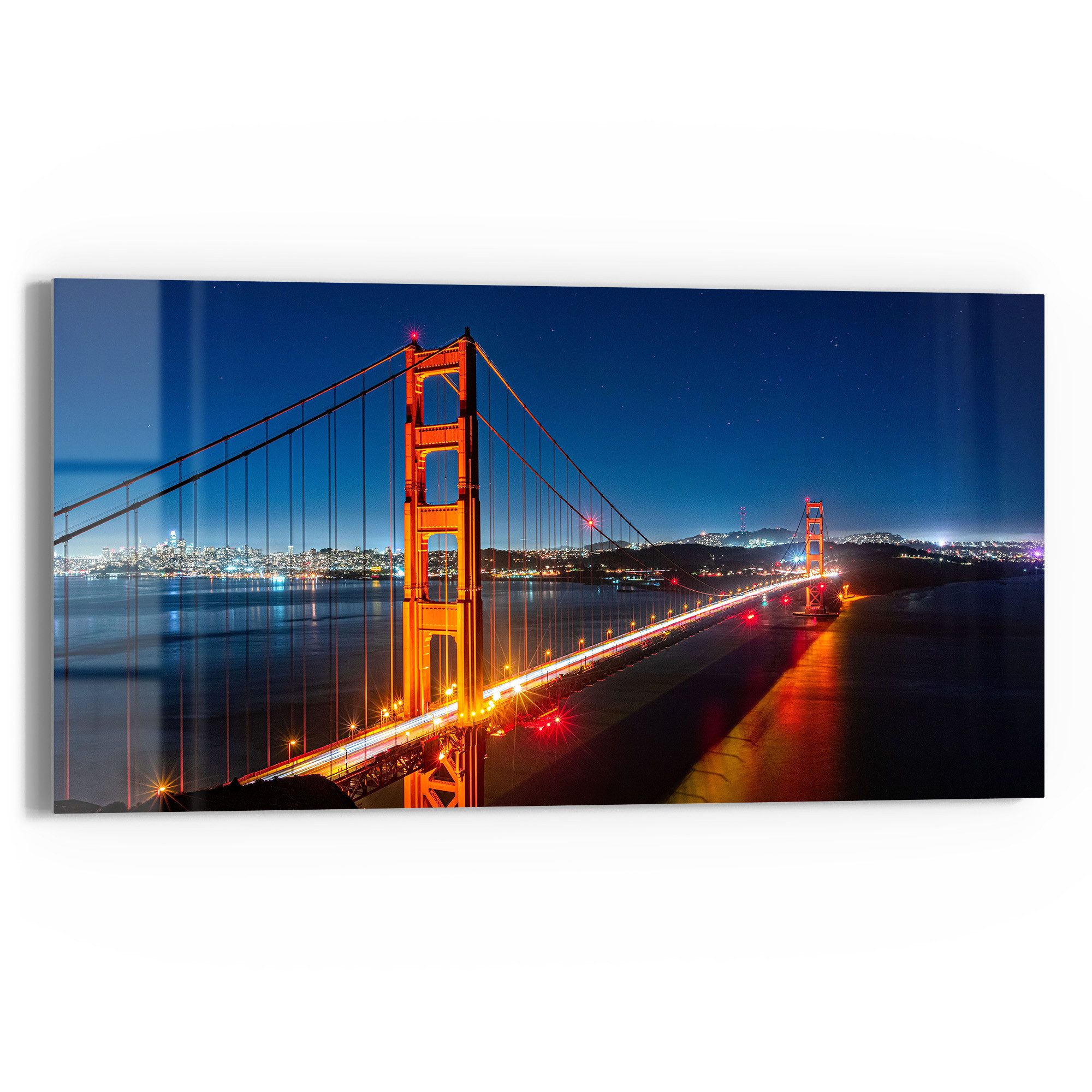 DEQORI Glasbild 'San Francisco bei Nacht', günstig online kaufen