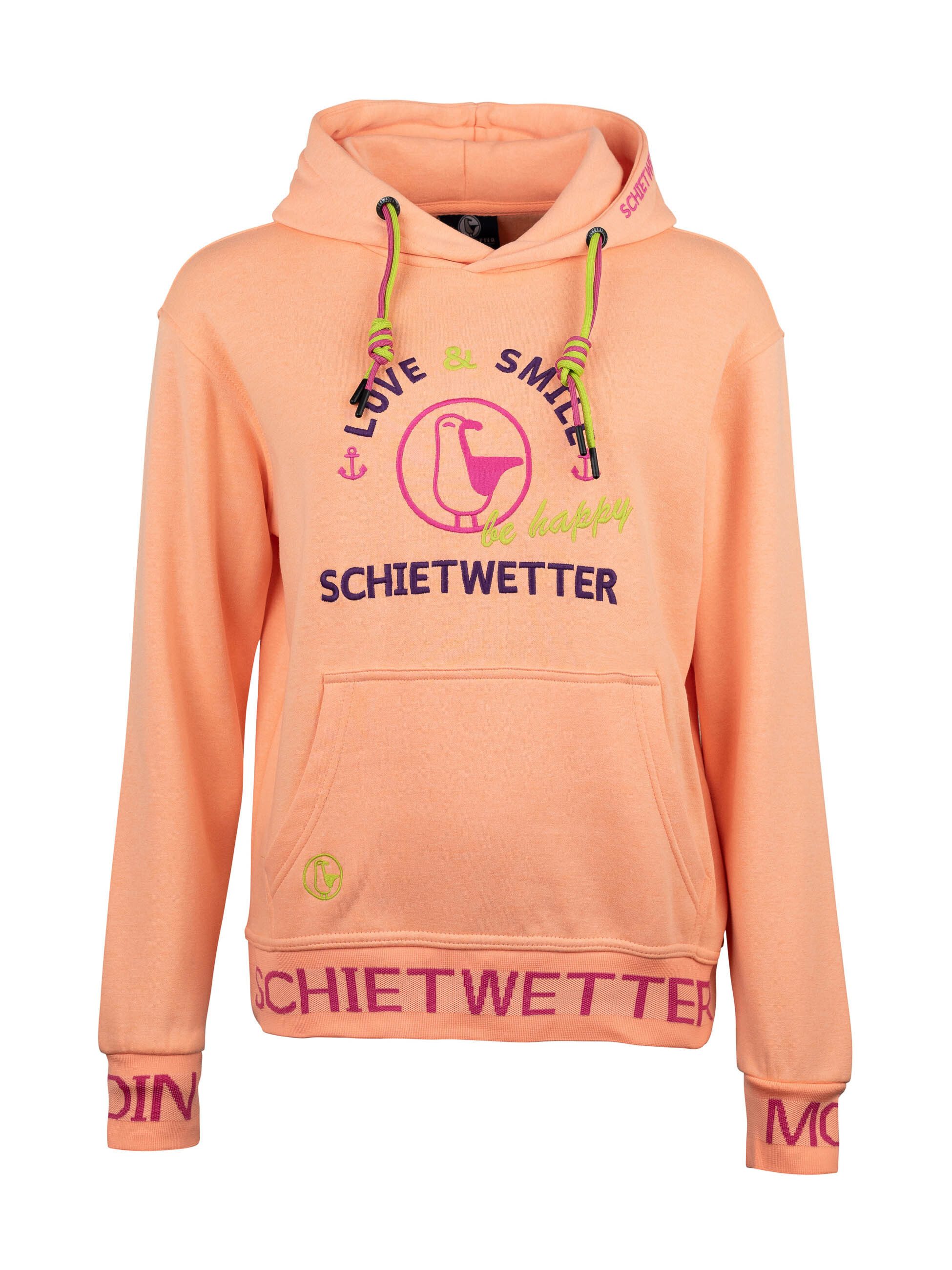 Schietwetter Kapuzenpullover Damen Hoodie "Marie Meersalz" günstig online kaufen