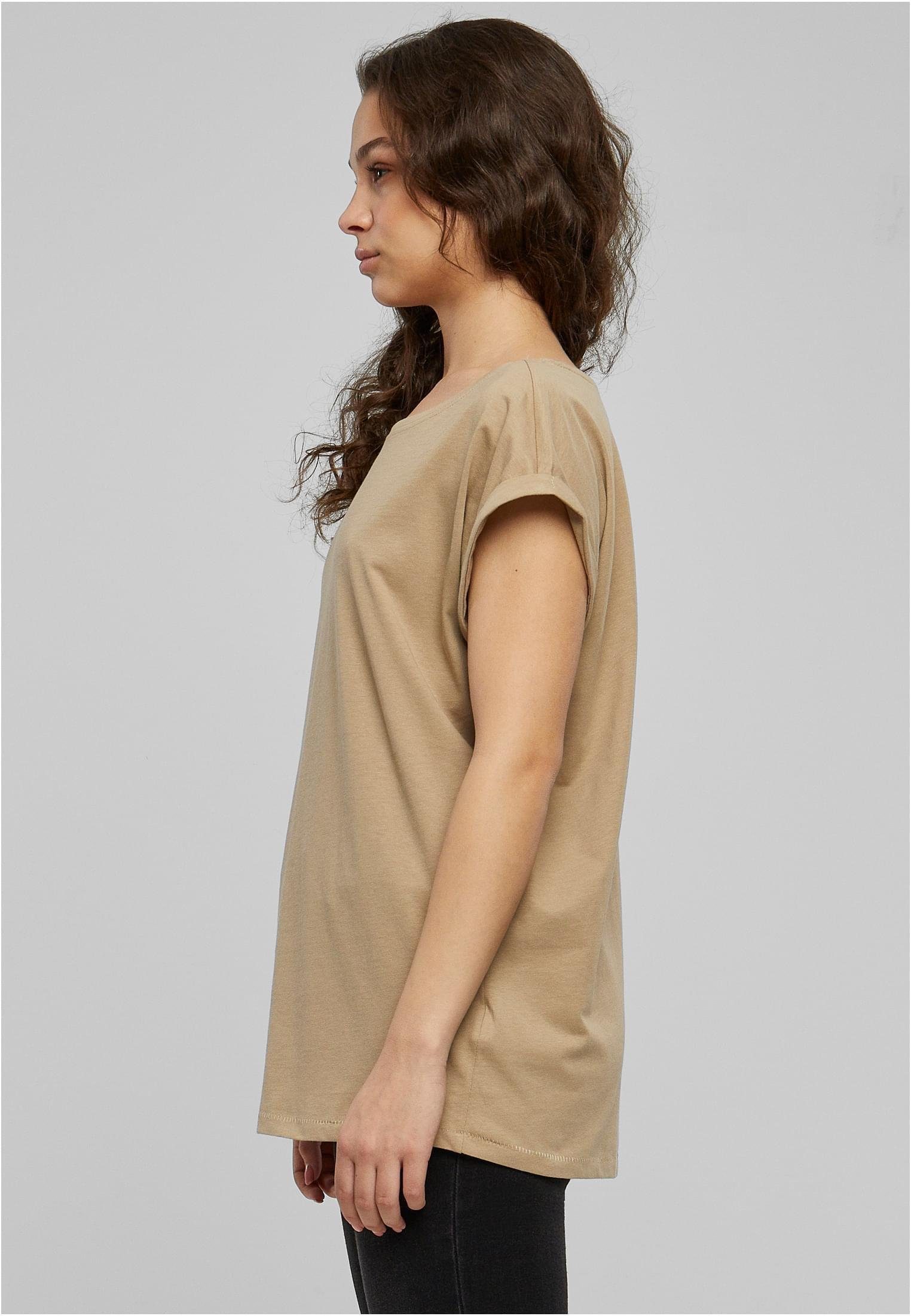 URBAN CLASSICS Rundhalsshirt Ladies Extended Shoulder günstig online kaufen