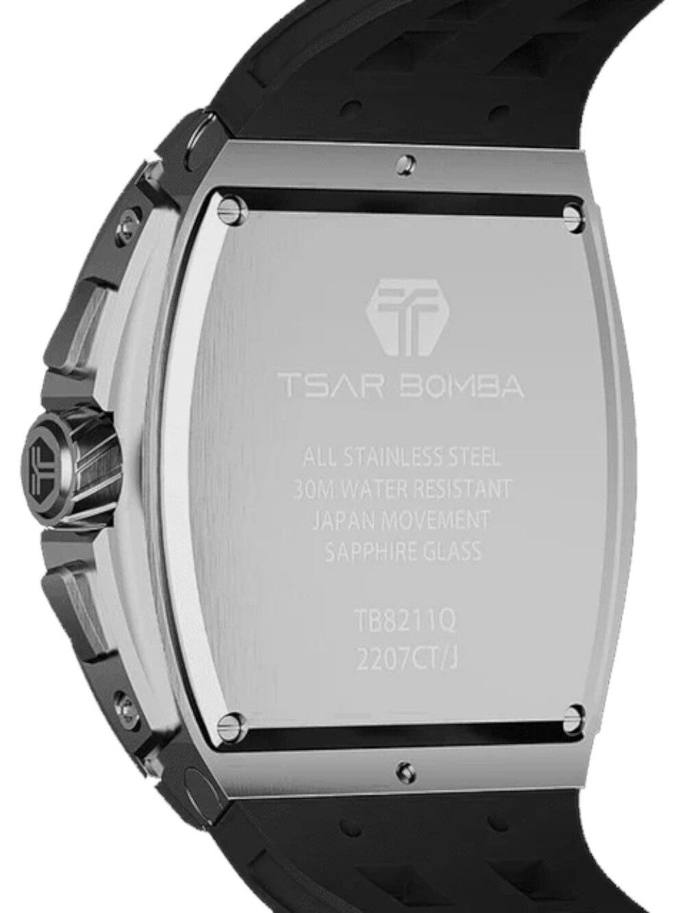 Tsar Bomba Quarzuhr Tsar Bomba TB8211Q-01 Herrenuhr Elemental Chronograph 46mm 5ATM Tsar Bomba TB8211Q-01 Herrenuhr Elemental Chronograph 46mm 5ATM – Bild 4 von 5