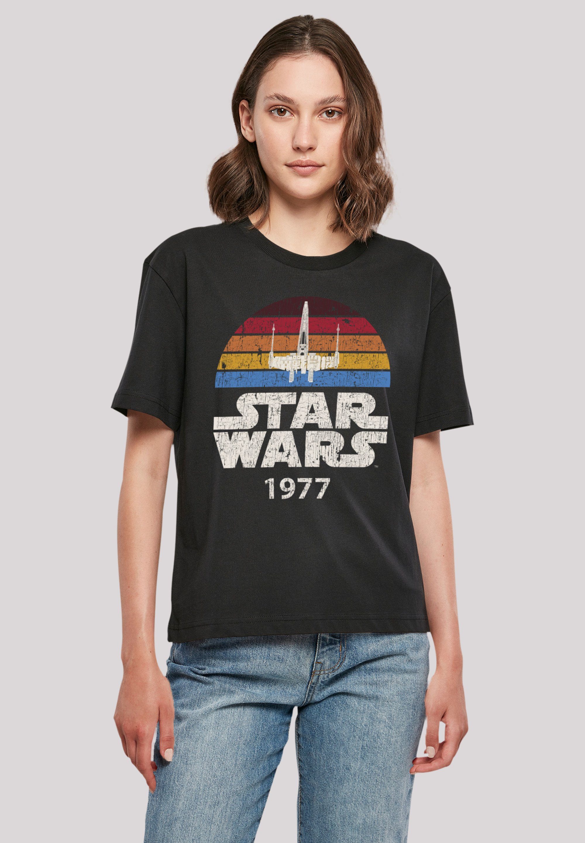 F4NT4STIC T-Shirt Star Wars X-Wing Trip 1977 Premium Qualität, Offiziell  lizenziertes Star Wars T-Shirt