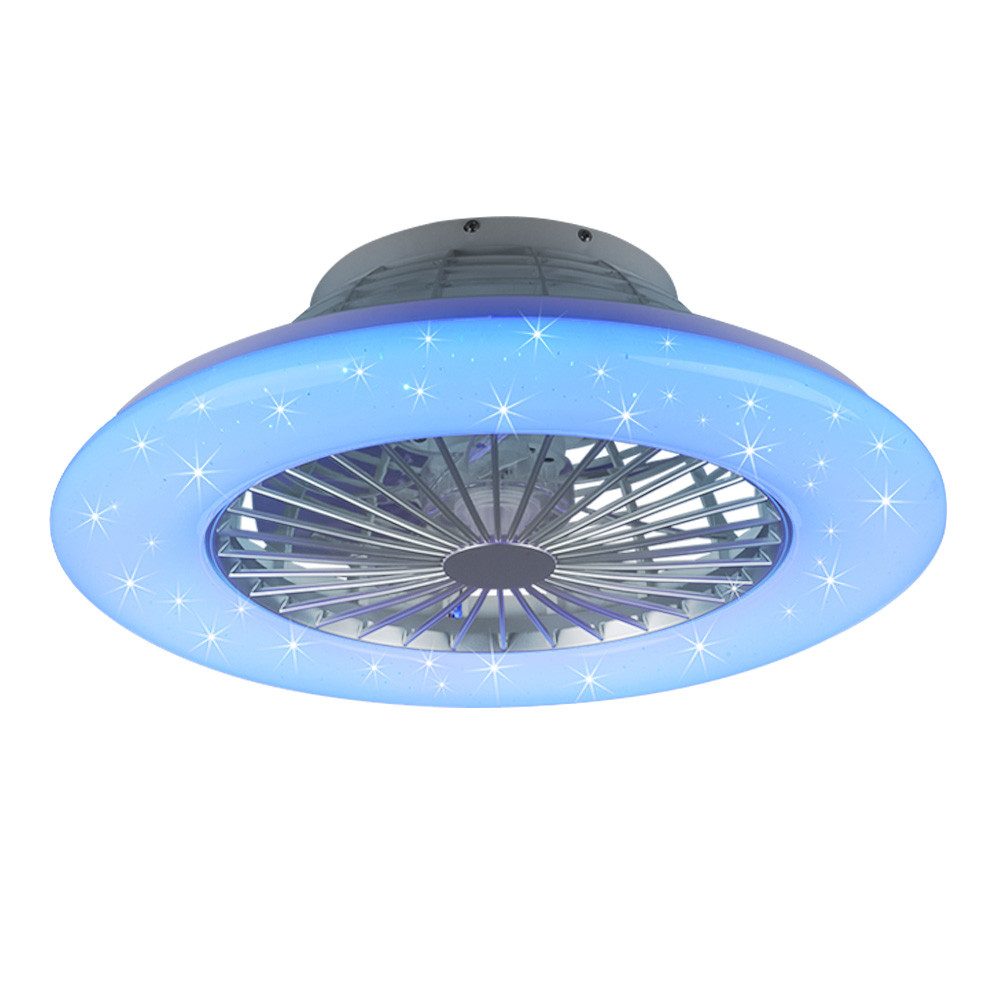 Reality Leuchten Deckenventilator, Deckenventilator Deckenlampe LED dimmbar günstig online kaufen