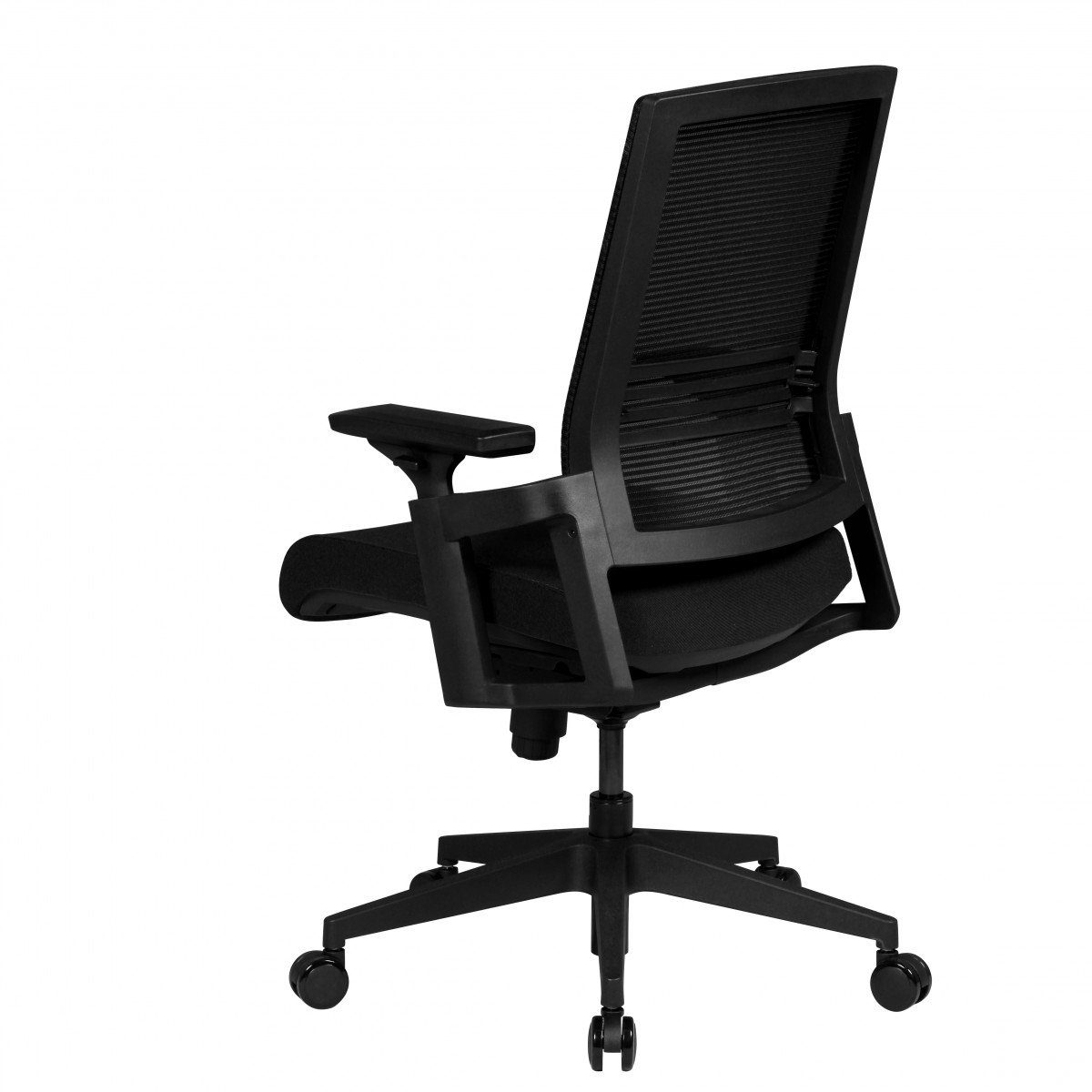 Bürostuhl (Stoffbezug Chefsessel mit Drehstuhl Modern kg, Schwarz, Rollen SPM1.319 Amstyle Armlehne), mit 120 Schreibtischstuhl
