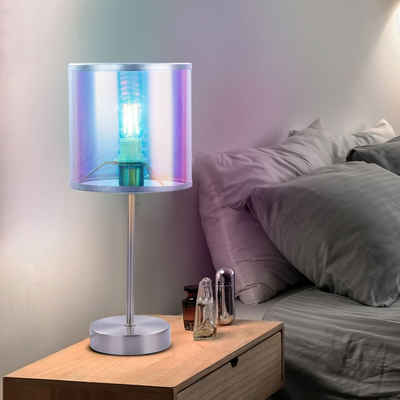 LED Tisch Strahler Spot beweglich Lampe Schlaf Zimmer Glas weiß Touch Funktion 