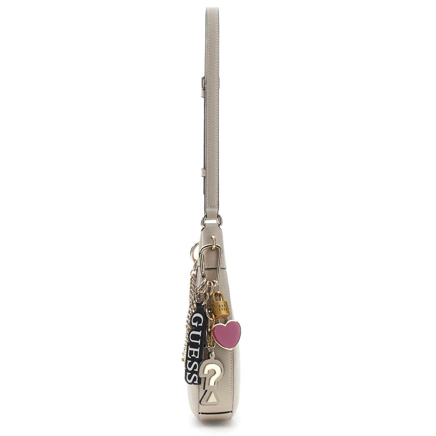 Guess Umhängetasche GUESS Umhängetasche Davina Light Taupe (1, 1-tlg., 1)