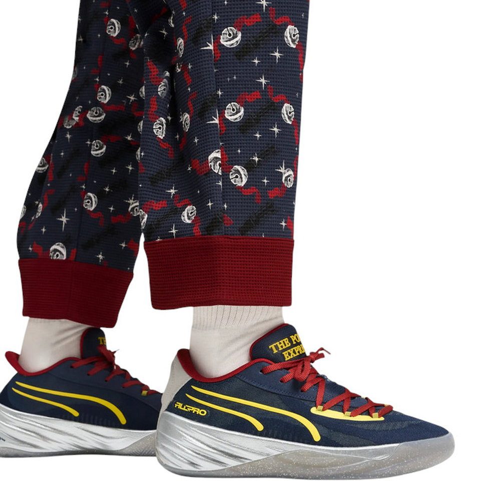 PUMA Hallen-Indoorschuhe All-Pro Nitro Polar Express (Basketball) navyblau Badmintonschuh