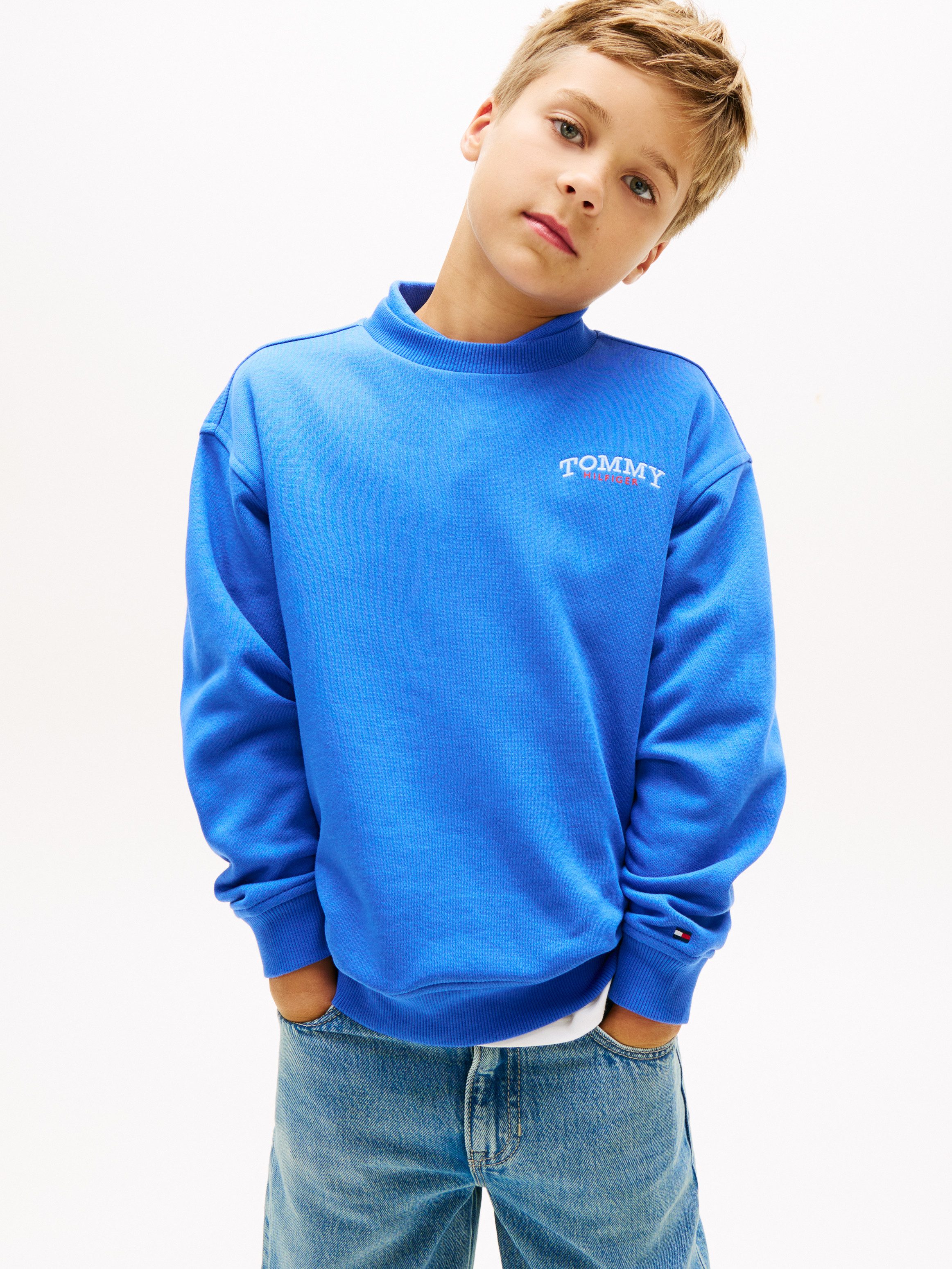 Tommy Hilfiger Sweatshirt MONOTYPE GRAPHIC SWEATSHIRT Kinder bis 16 Jahre, Druck