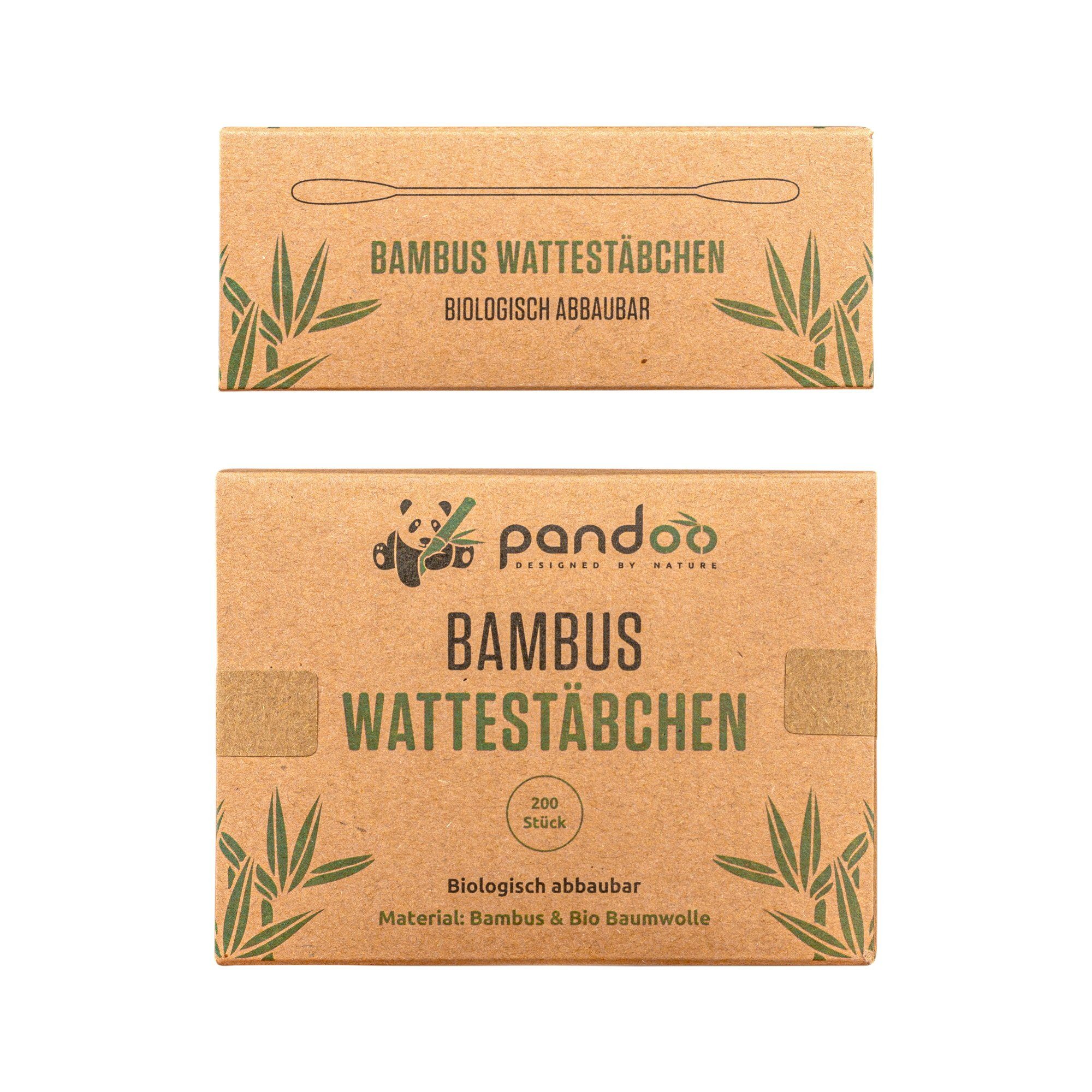 pandoo Ohrenreiniger »Plastikfreie Wattestäbchen aus Bambus und  Bio-Baumwolle«, 200-tlg. online kaufen | OTTO