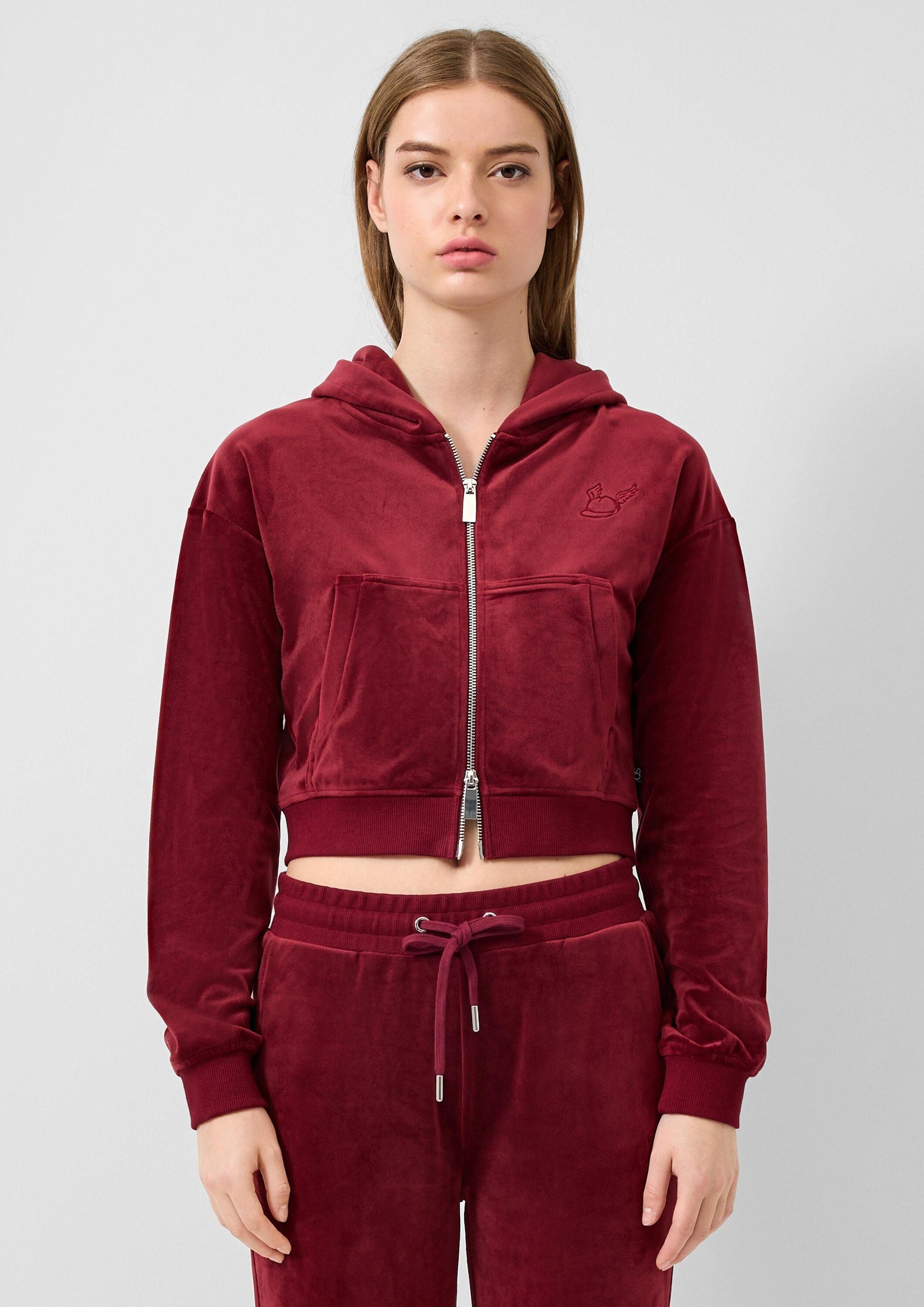 QS Sweatjacke Sweatshirt Sweatjacke aus weichem günstig online kaufen