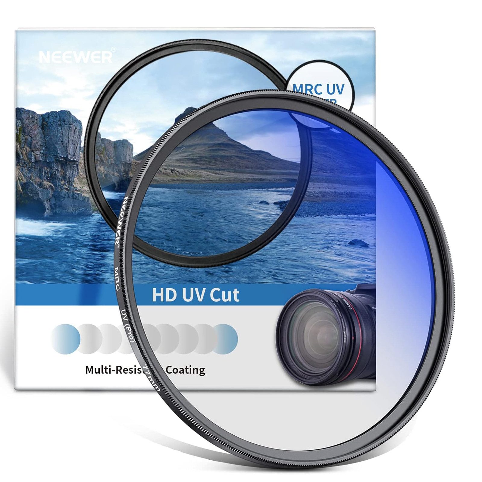 Neewer NW SERIES S UV-Filter 77mm mehrschichtige Beschichtung wasserdicht Foto-UV-Filter (UV-Schutzfilter)